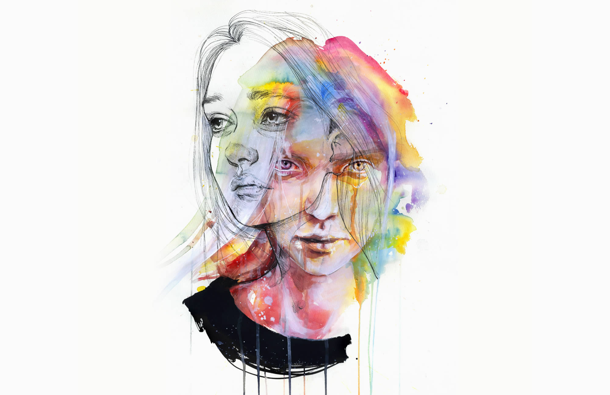 Agnes Cecile's Rainbow Watercolor Art from 2014-2015 | Scene360