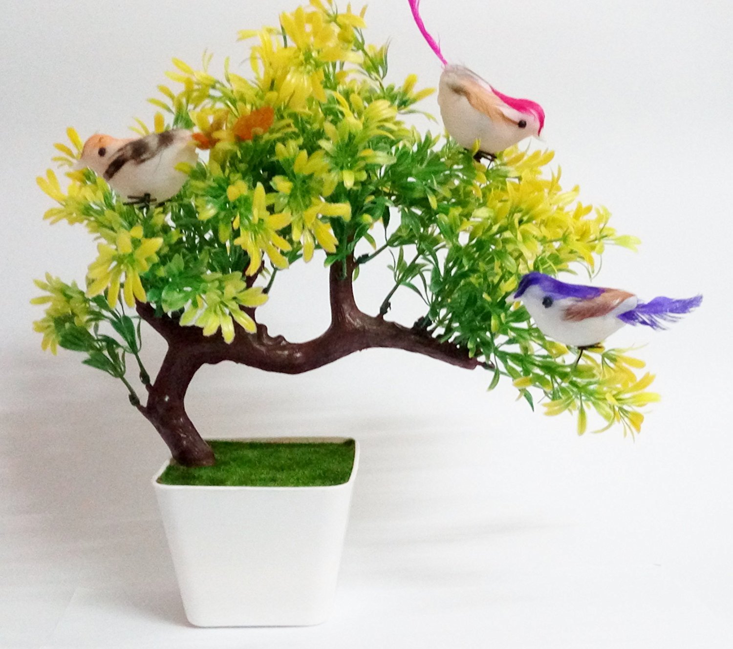 Hyperboles Artificial Plants With Hanging Birds Guest Greeting Pine ...