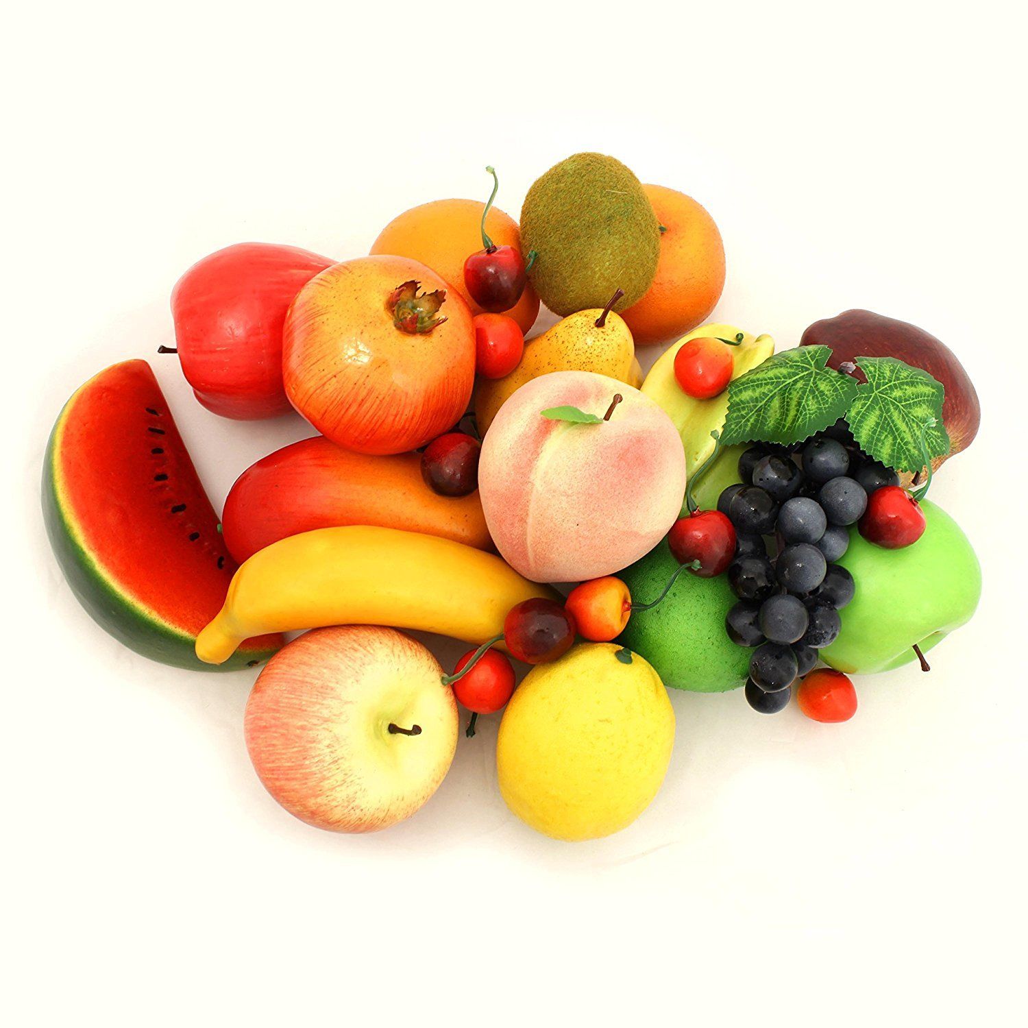 ALEKO AFA1 Decorative Realistic Artificial Fruits Assortment Package ...