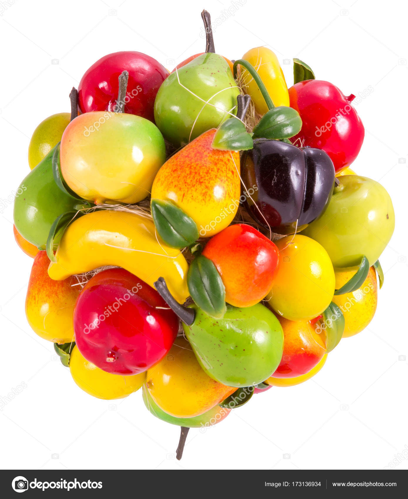 colorful artificial fruits — Stock Photo © mariakraynova #173136934