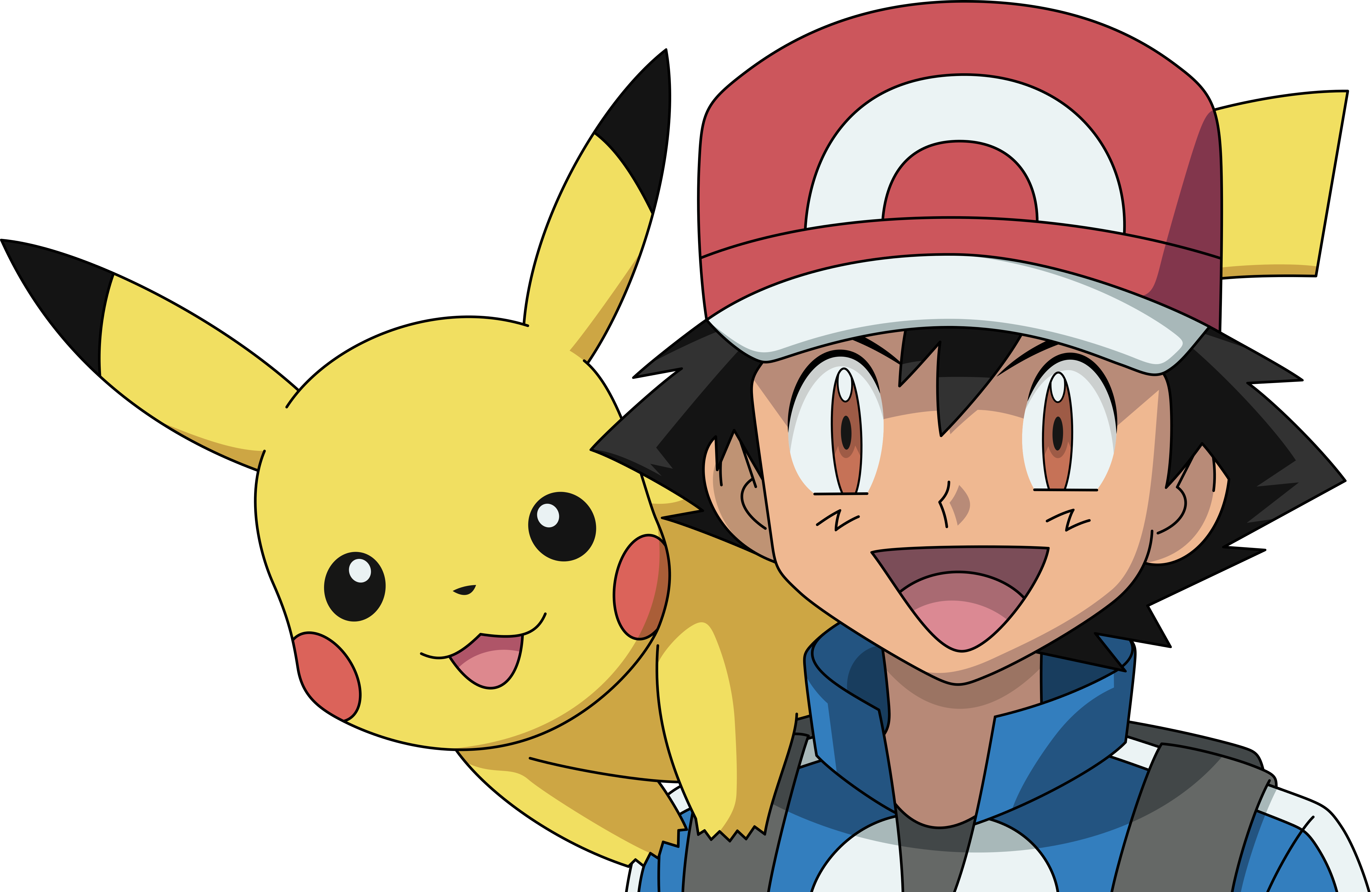 Vector #599 - Ash and Pikachu by DashieSparkle on DeviantArt