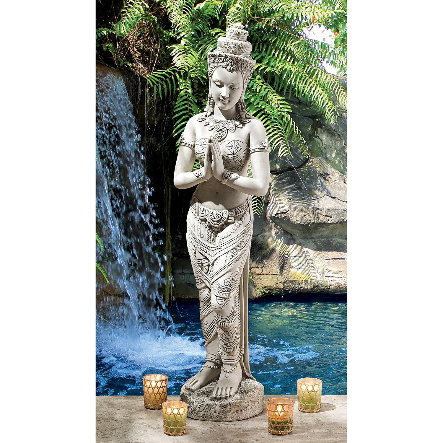 Amazon.com : Design Toscano Thai Teppanom Beautiful Being Statue ...