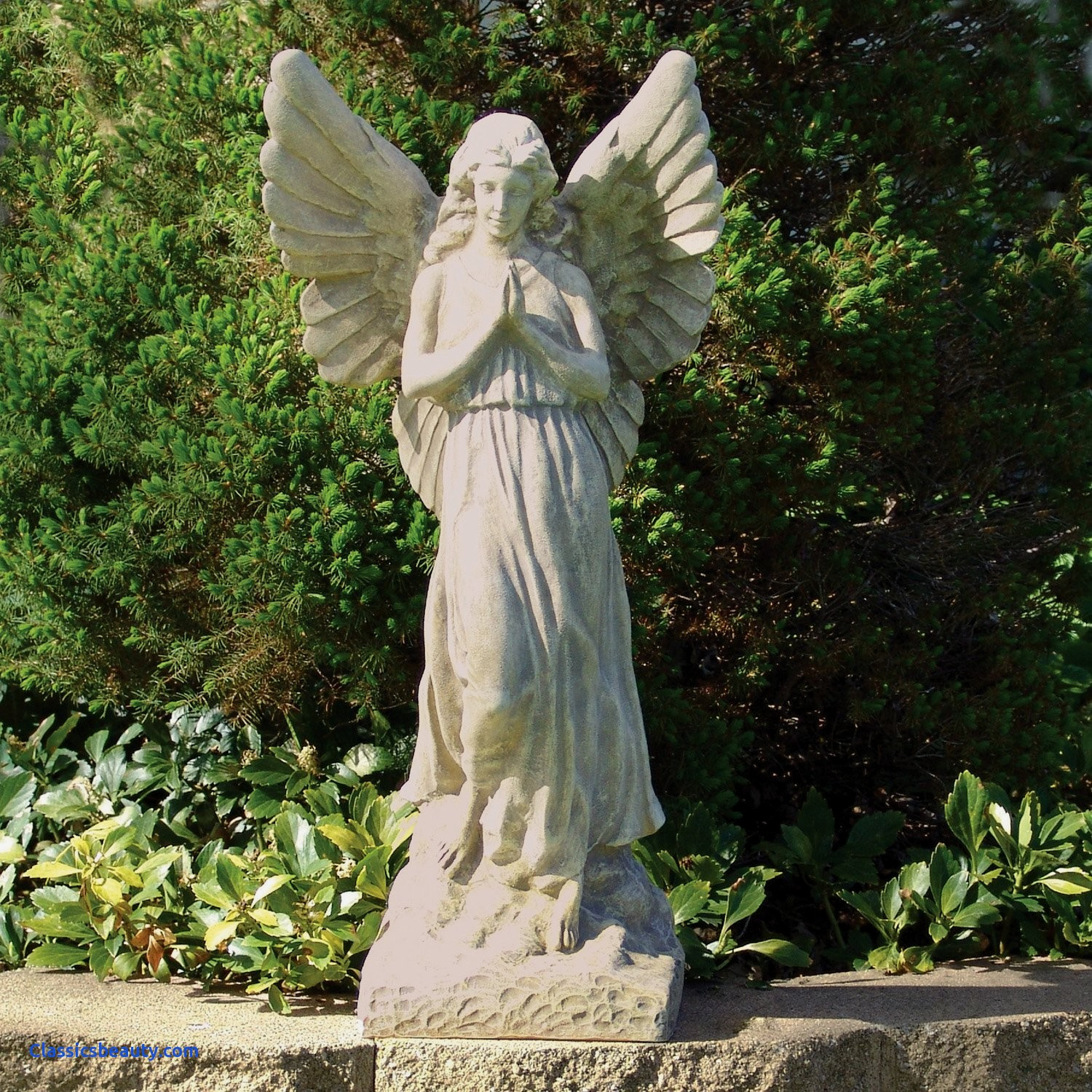 Awe Inspiring Backyard Statues Roman Inc Classic Angel Garden Statue ...