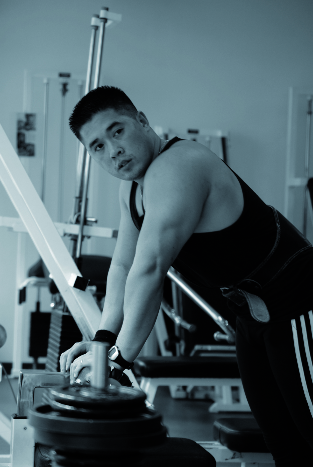 Asian man at the gym, Asian, Asiatic, Fitness, Gym, HQ Photo