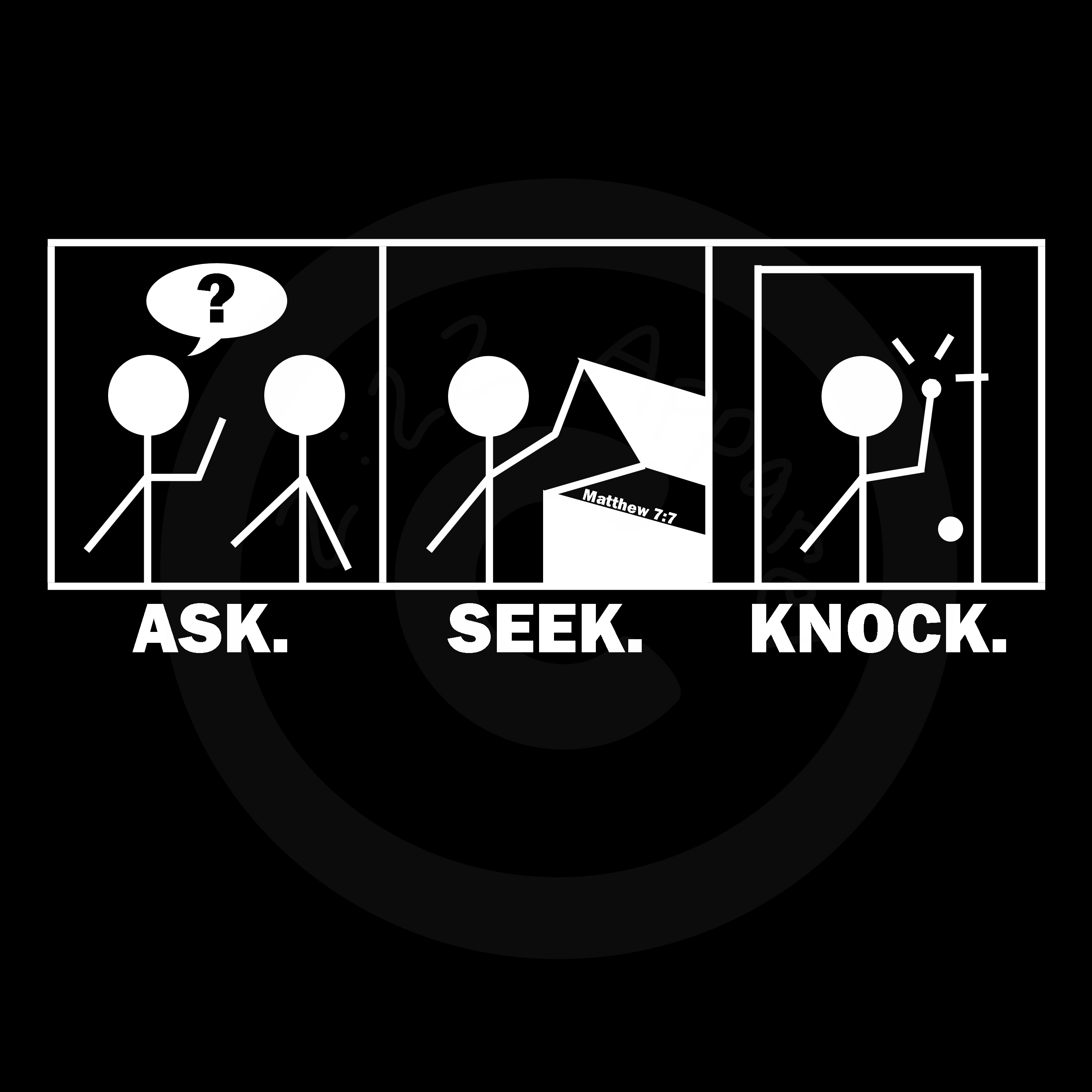 Ask. Seek. Knock. | 2:22 Apparel