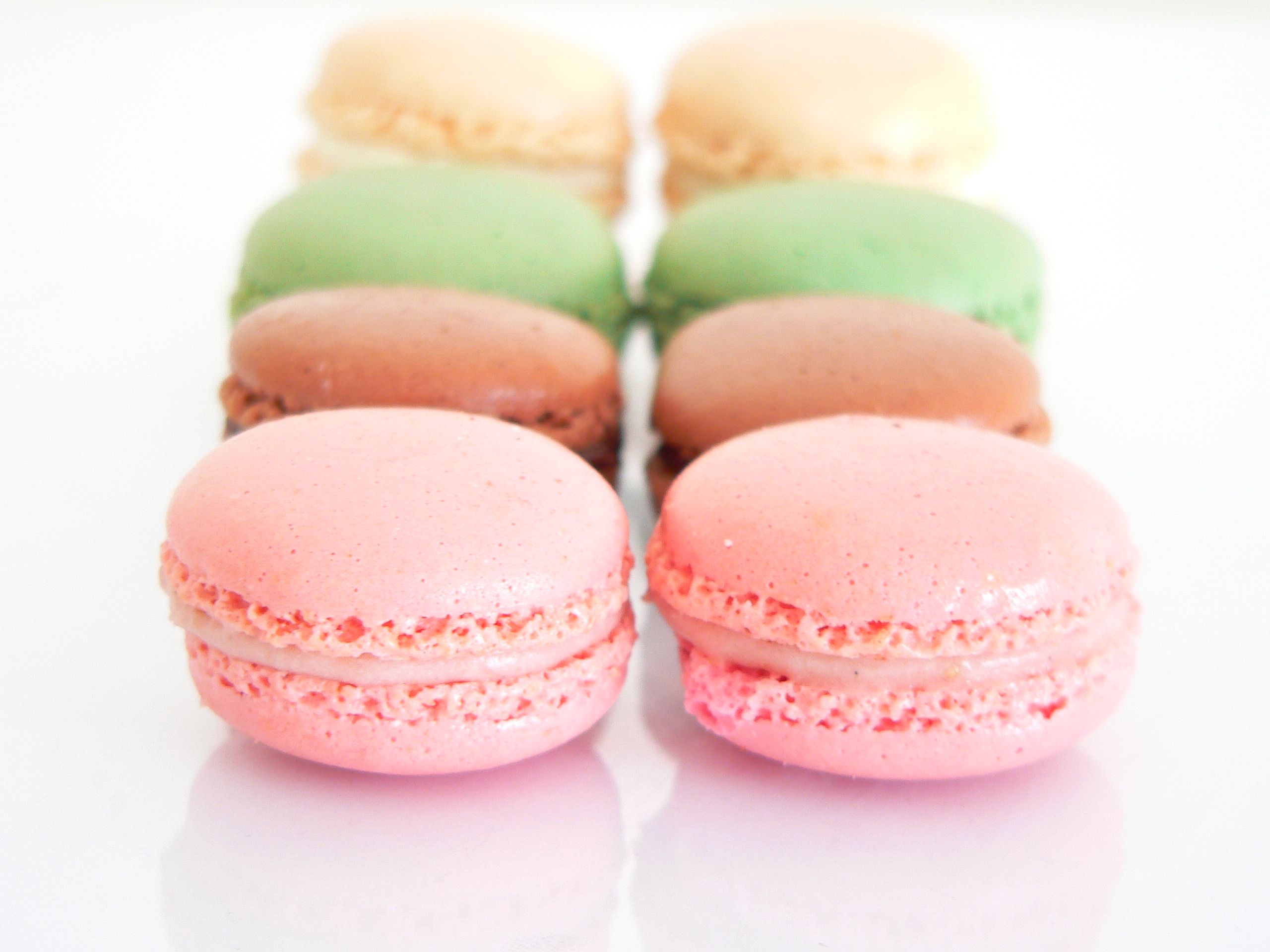 Macarons are the aristocrats of pastry. These pastel coloured, mini ...