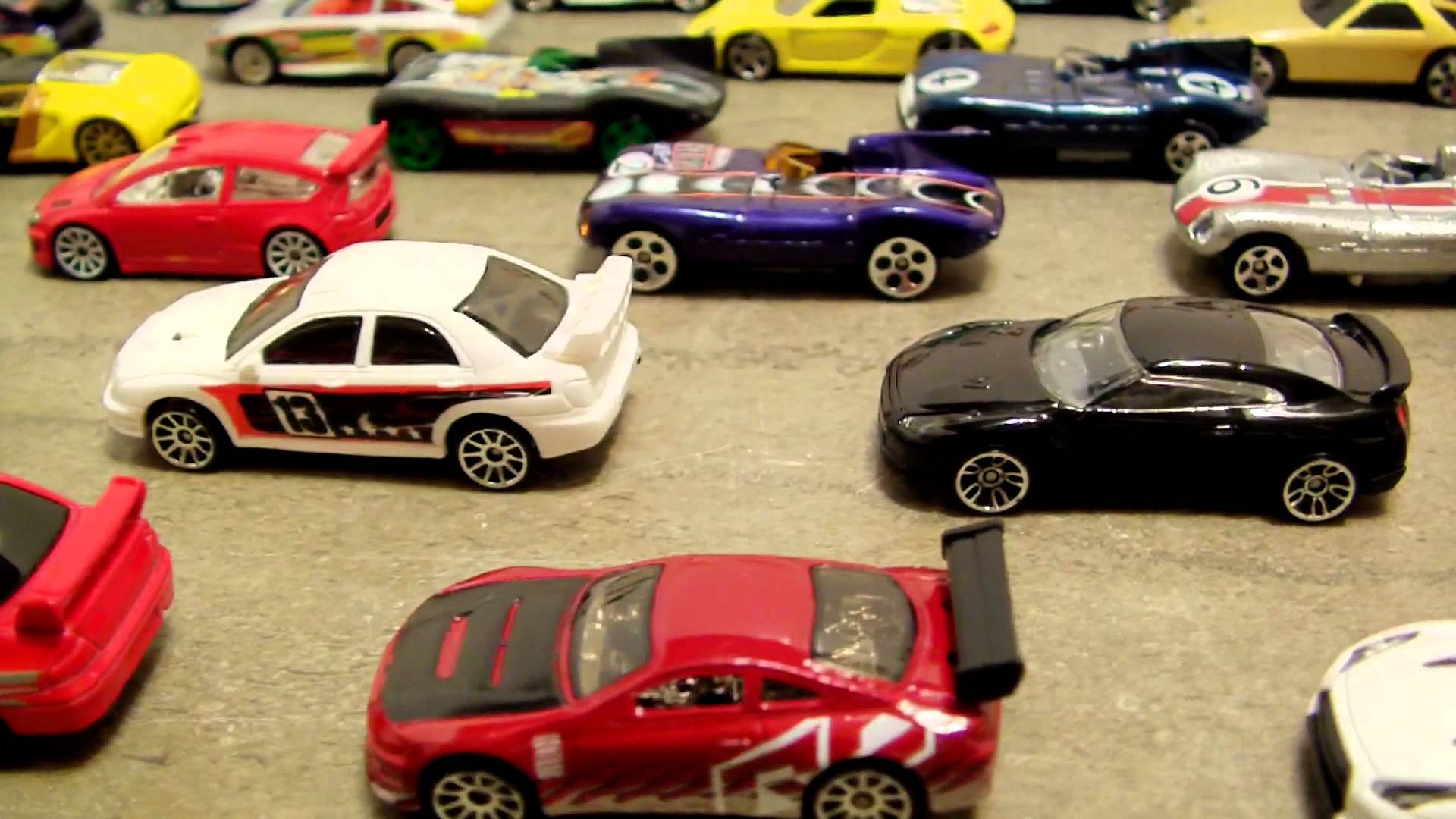 Hot Wheels Assorted collection of cars - YouTube