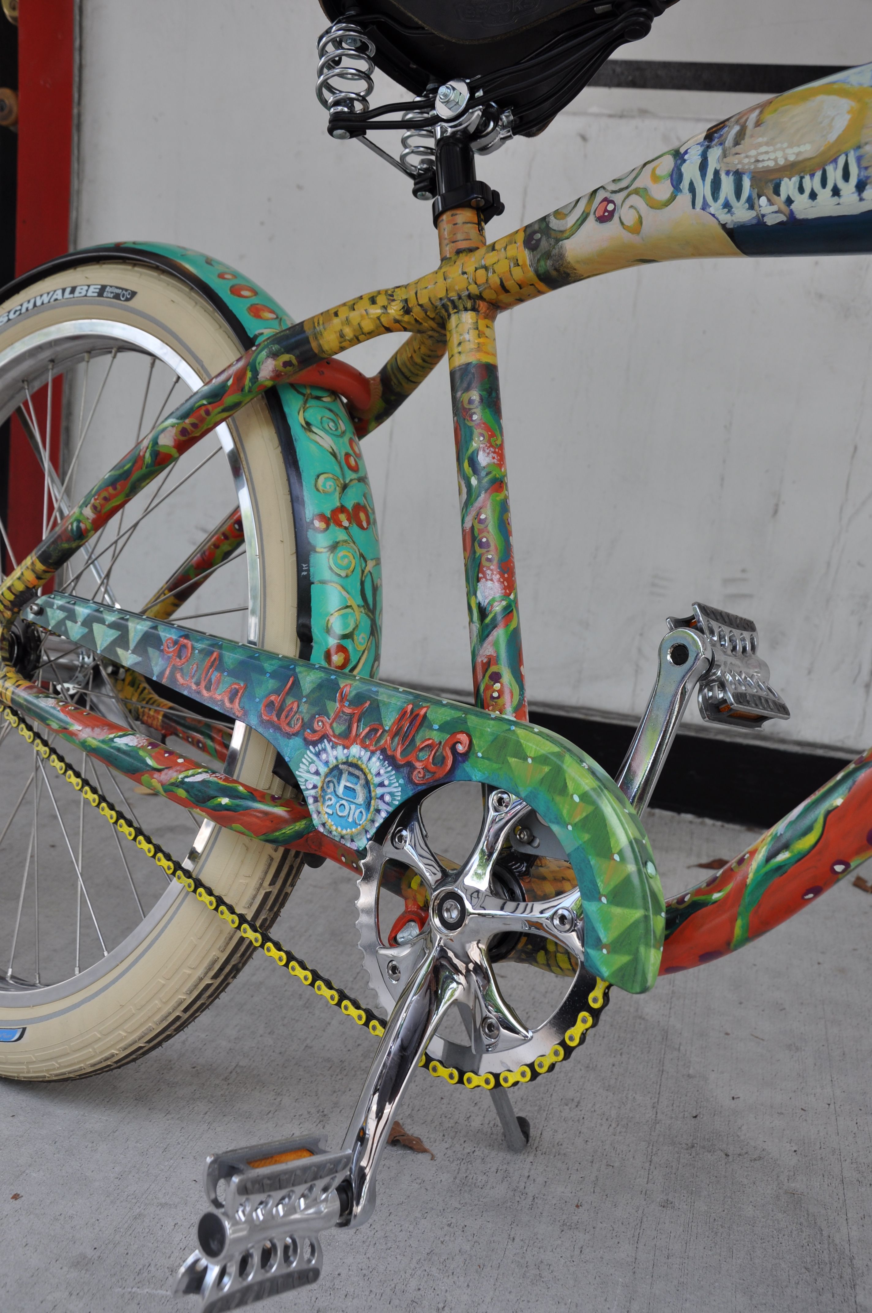 Hand Painted Art Bicycle by Jeff Beal eatonbikes.com | Bicycle Art ...