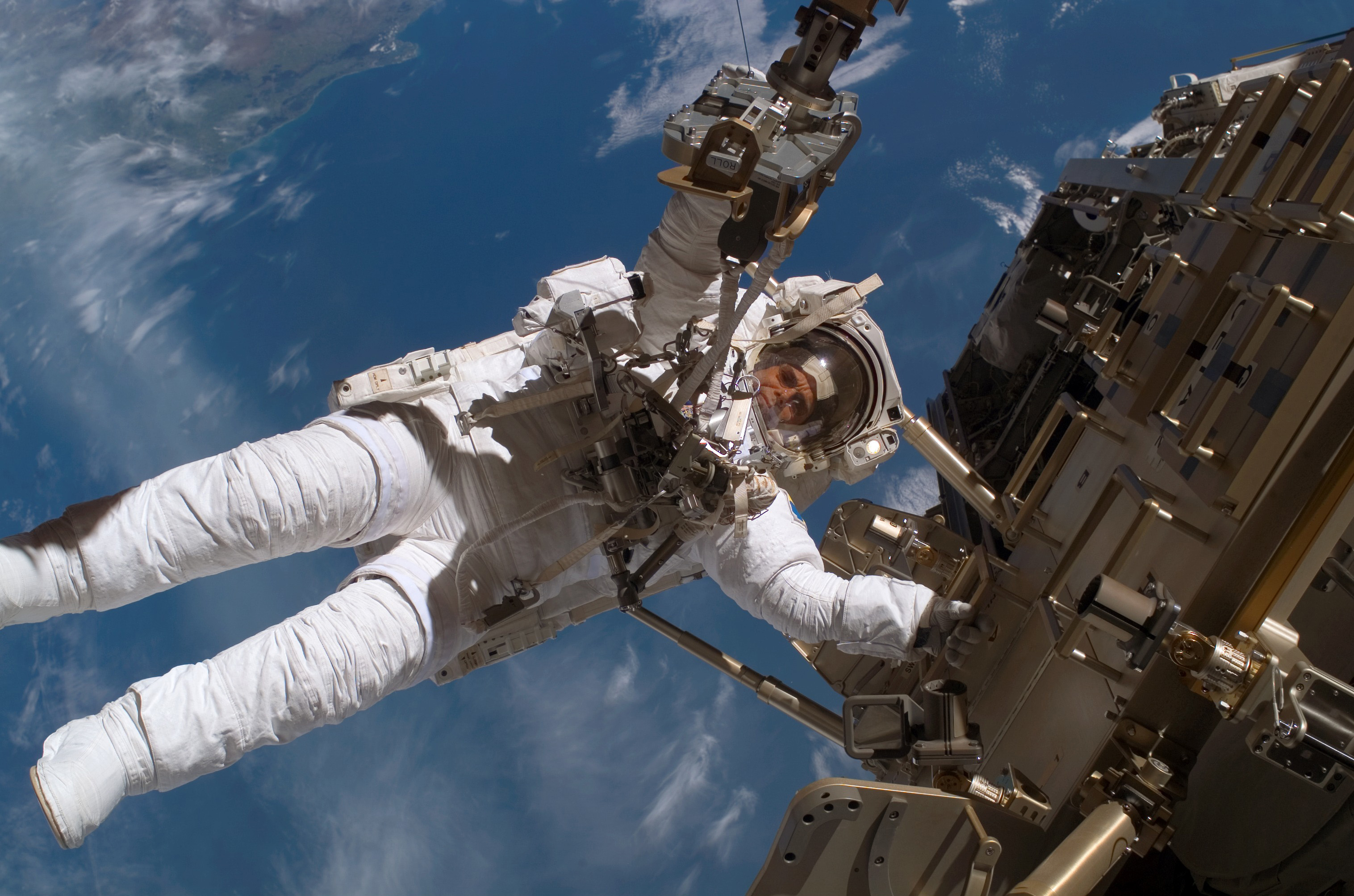A Different View on a Spacewalk | NASA