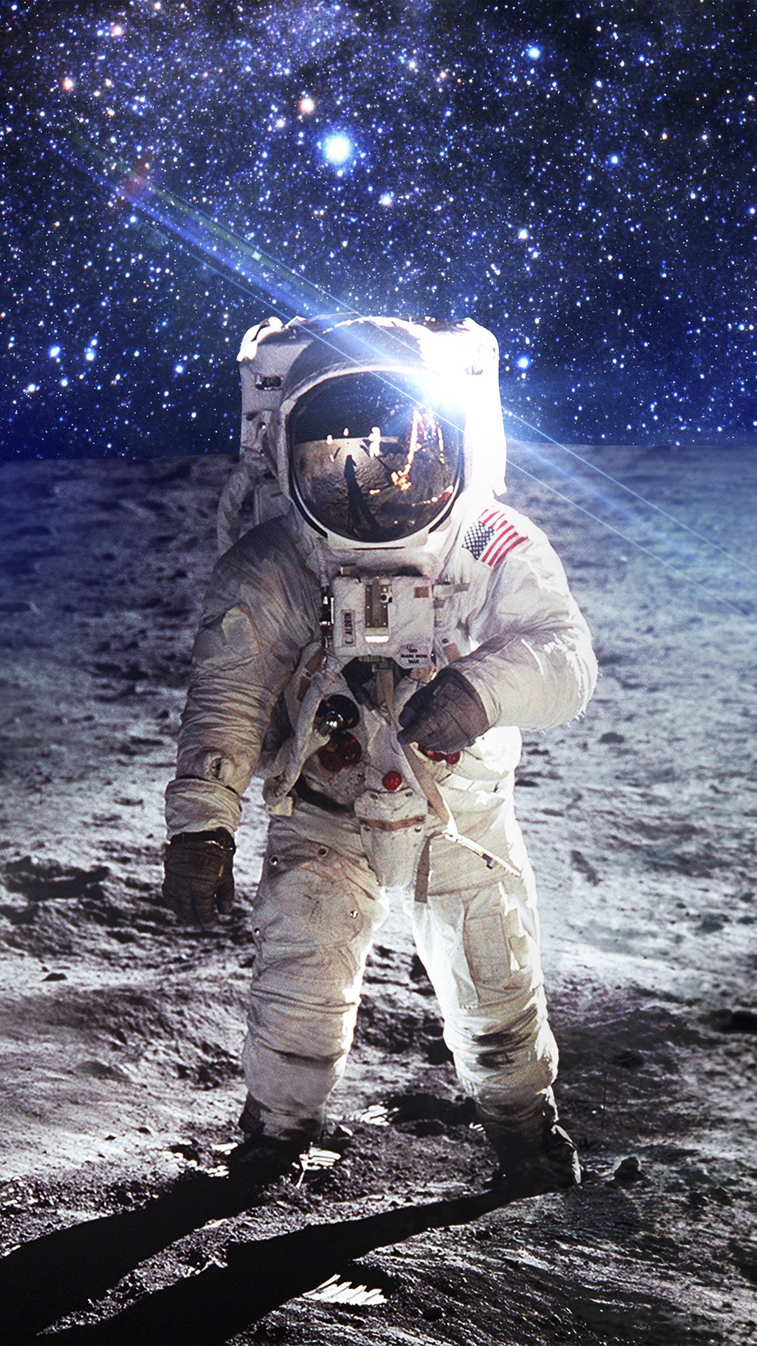 Astronaut Space Art Moon Dark #iPhone #7 #wallpaper | iPhone 8 ...