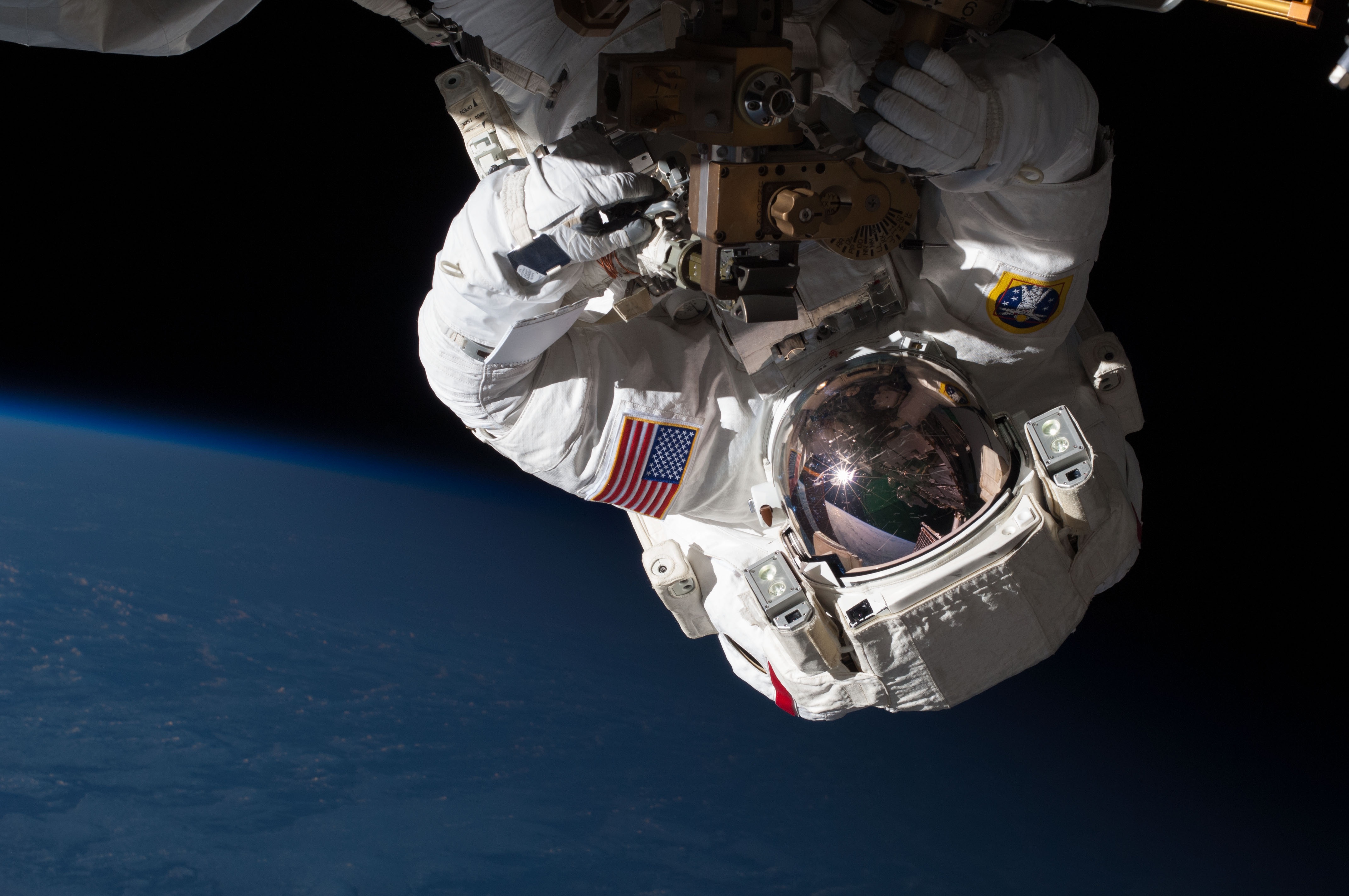 Astronaut in space photo