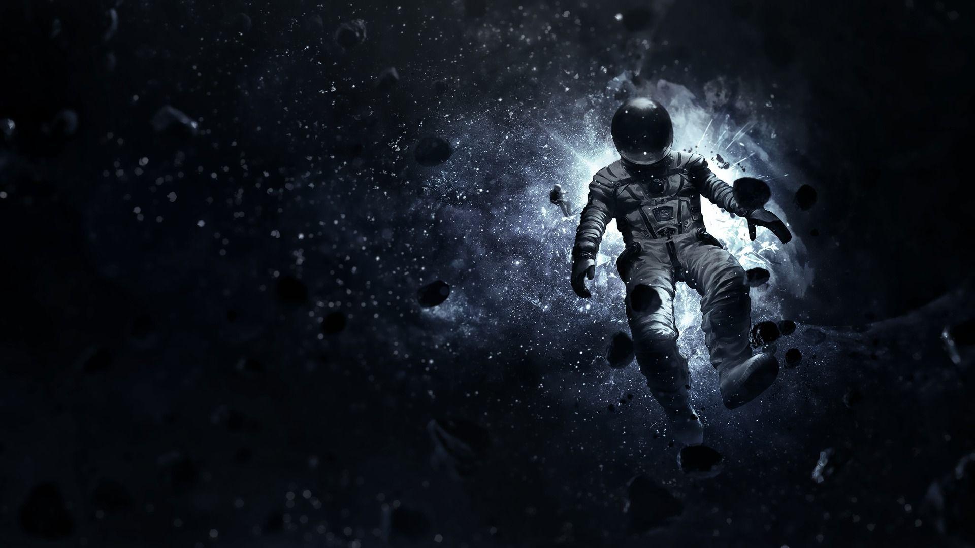 Astronaut floating in space HD desktop wallpaper : Widescreen : High ...