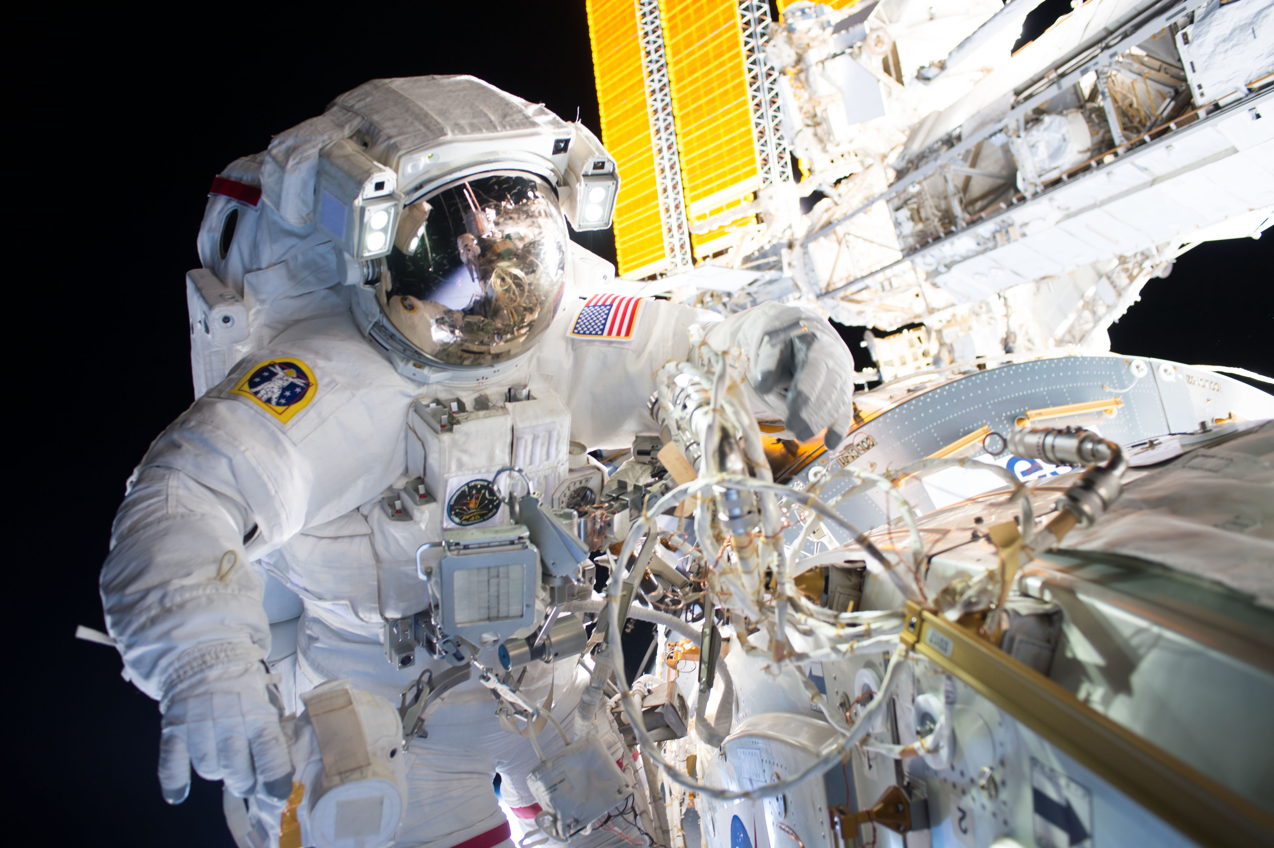 Spacewalkers Successfully Install New Docking Adapter | NASA
