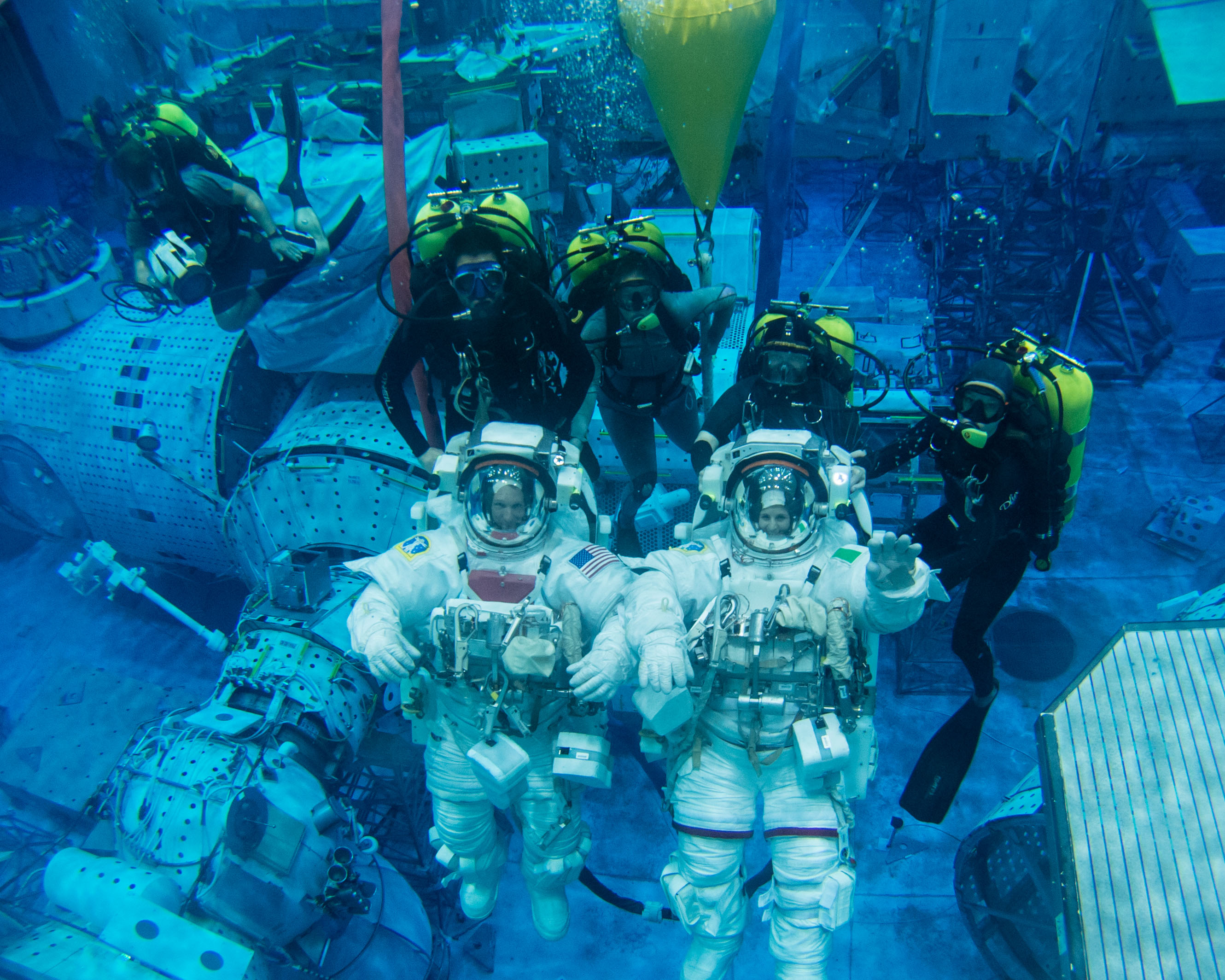 Underwater training photo