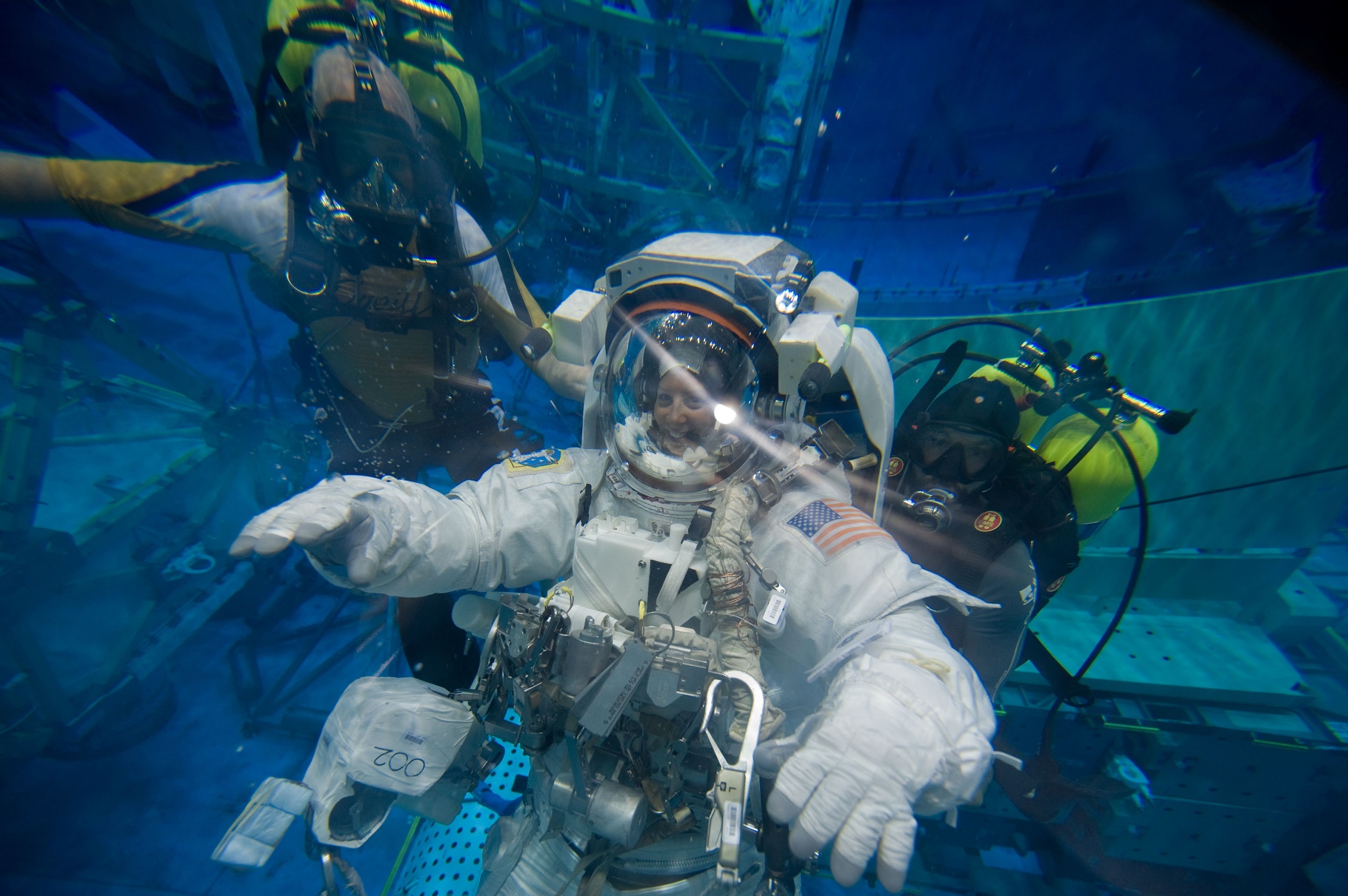 Astronaut training photo
