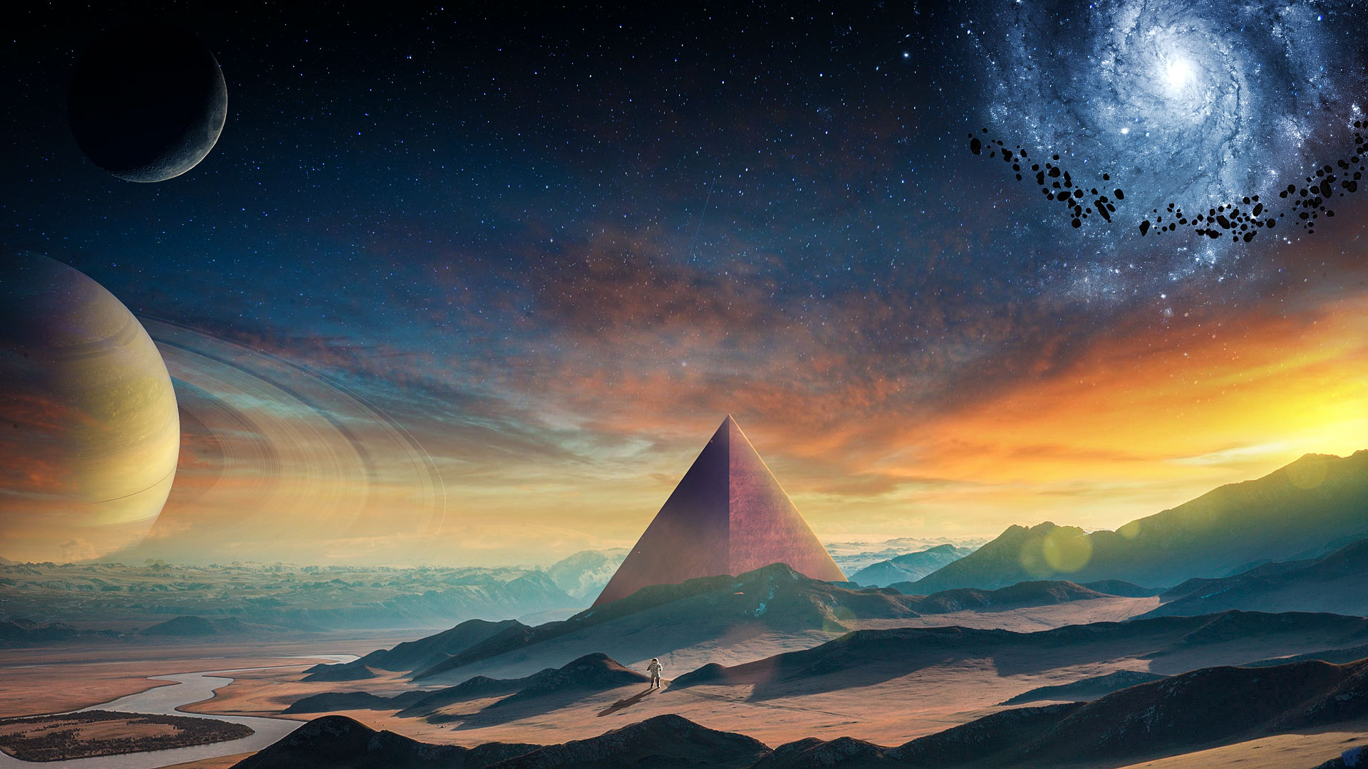 Pyramid Full HD Wallpaper and Background Image | 1920x1080 | ID:860517
