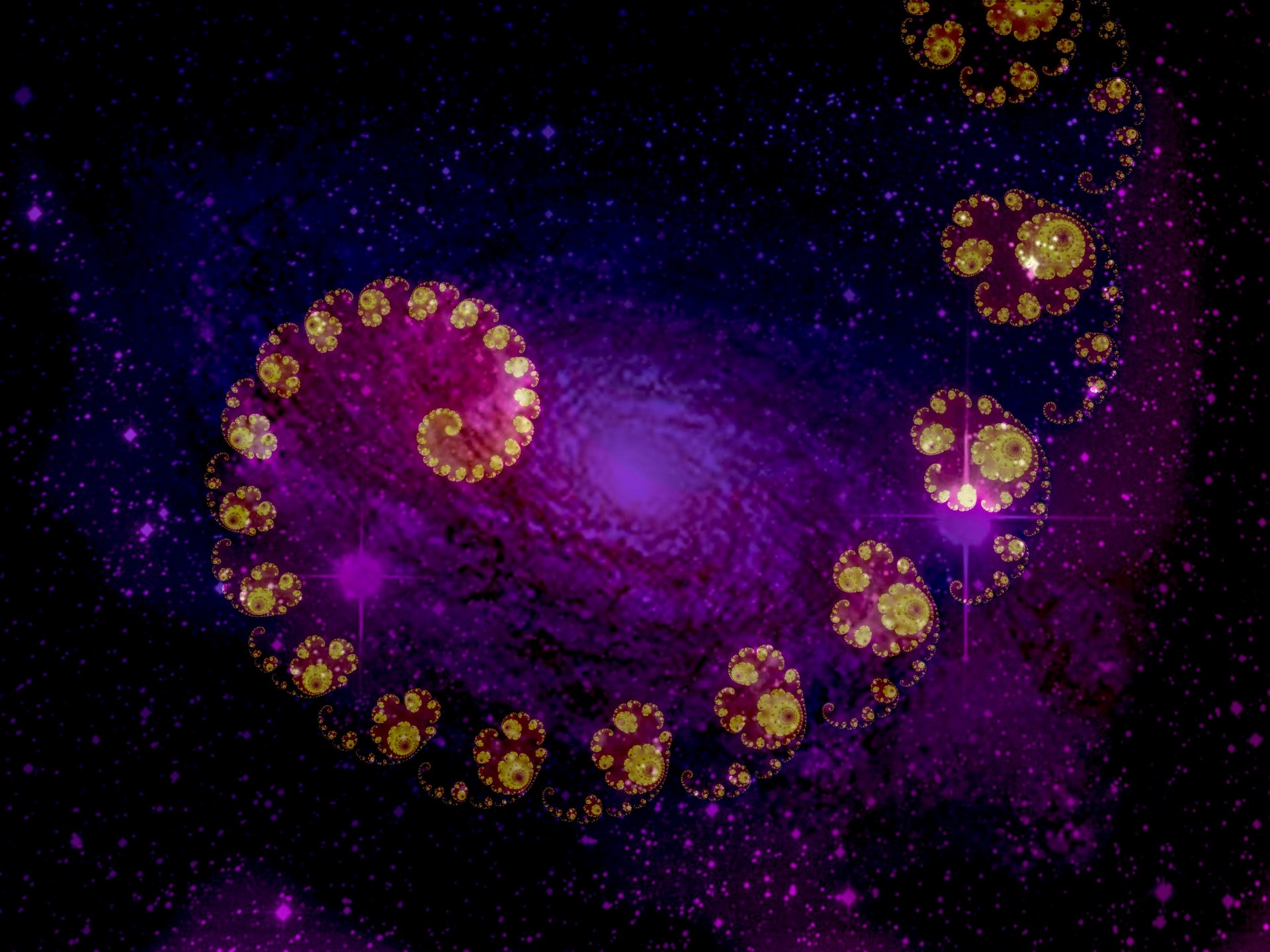 Fractal Galaxy Spiral Free Stock Photo - Public Domain Pictures