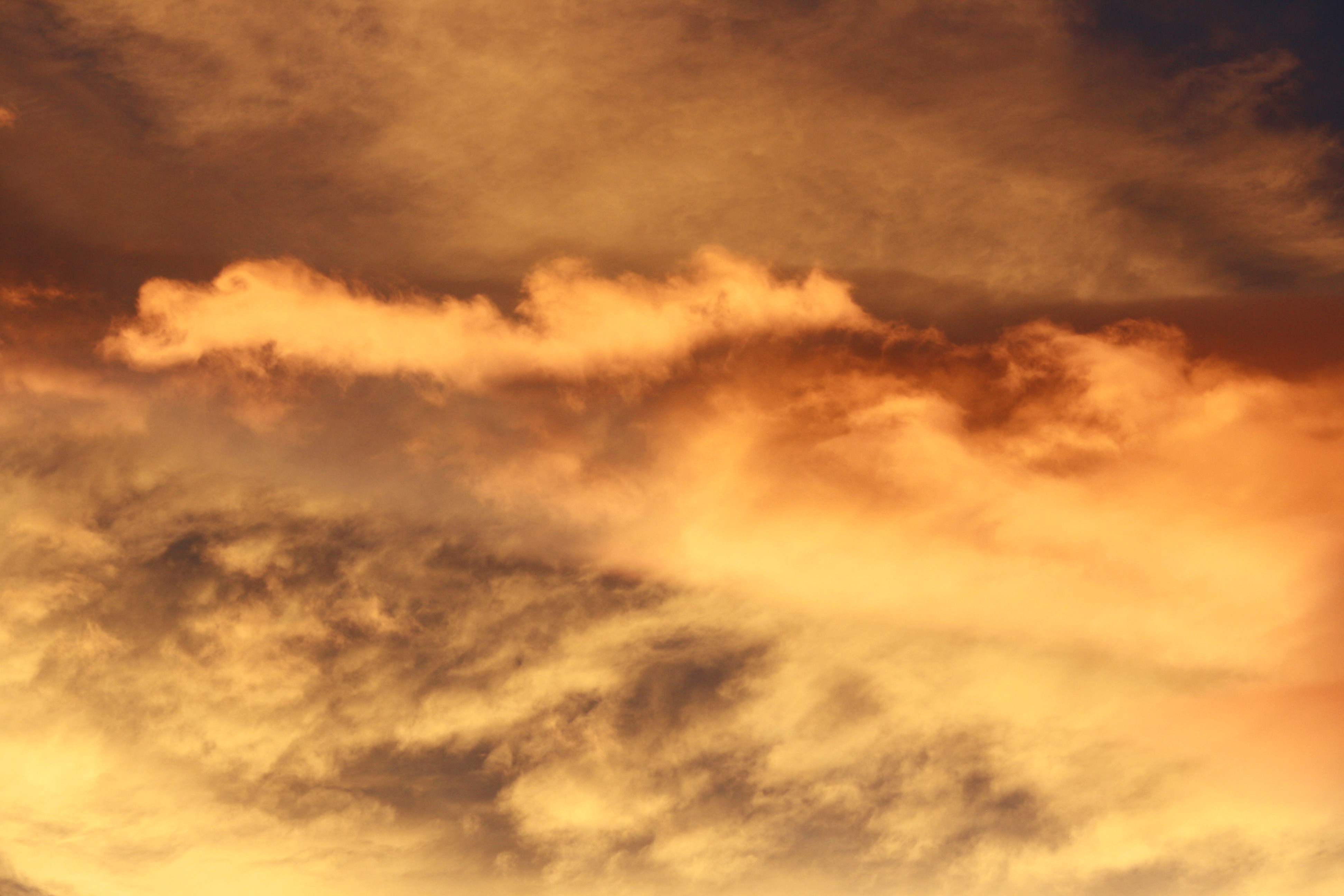 Orange Clouds at Sunset Picture | Free Photograph | Photos Public Domain