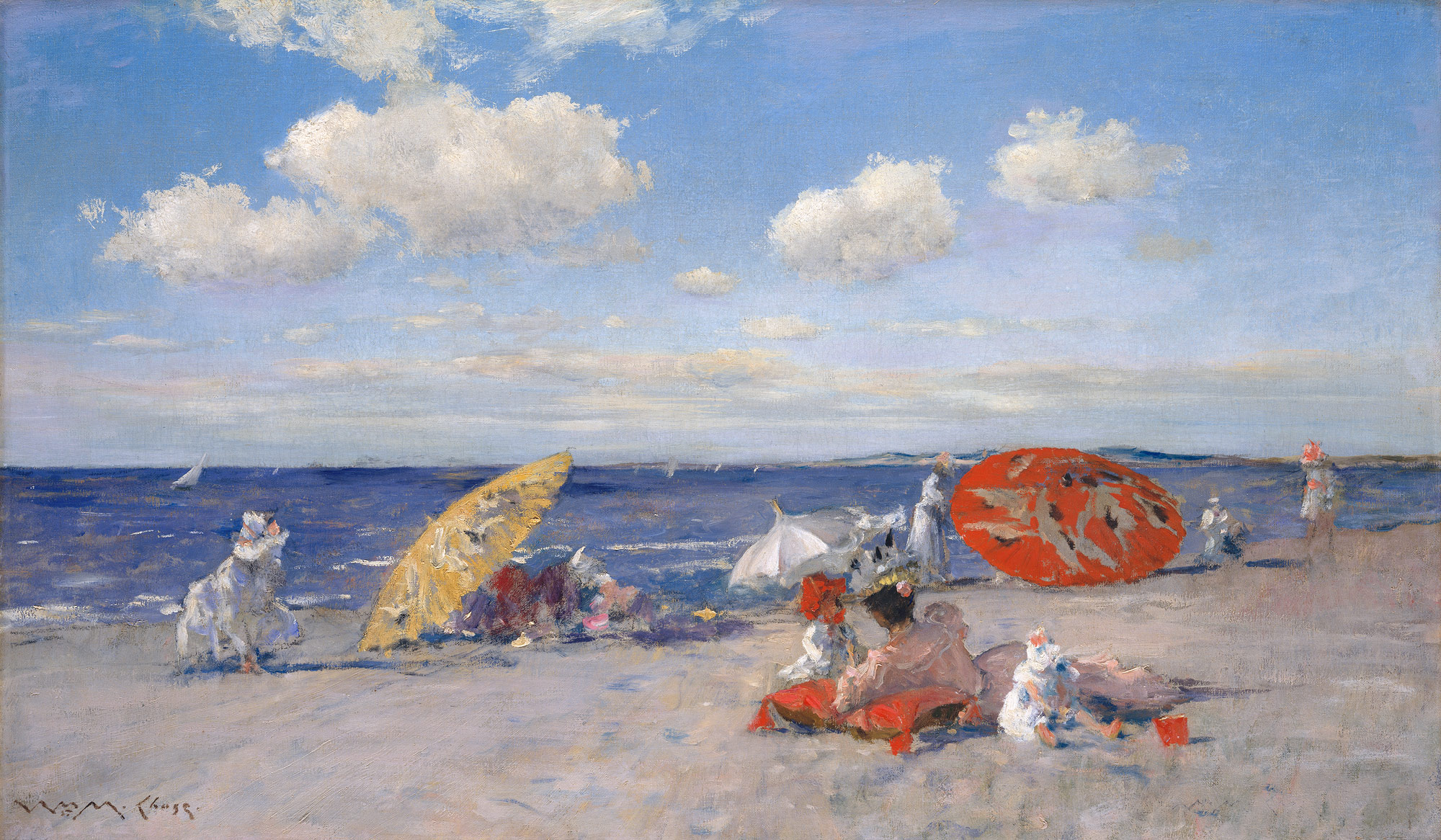 At the Seaside | William Merritt Chase | 67.187.123 | Work of Art ...
