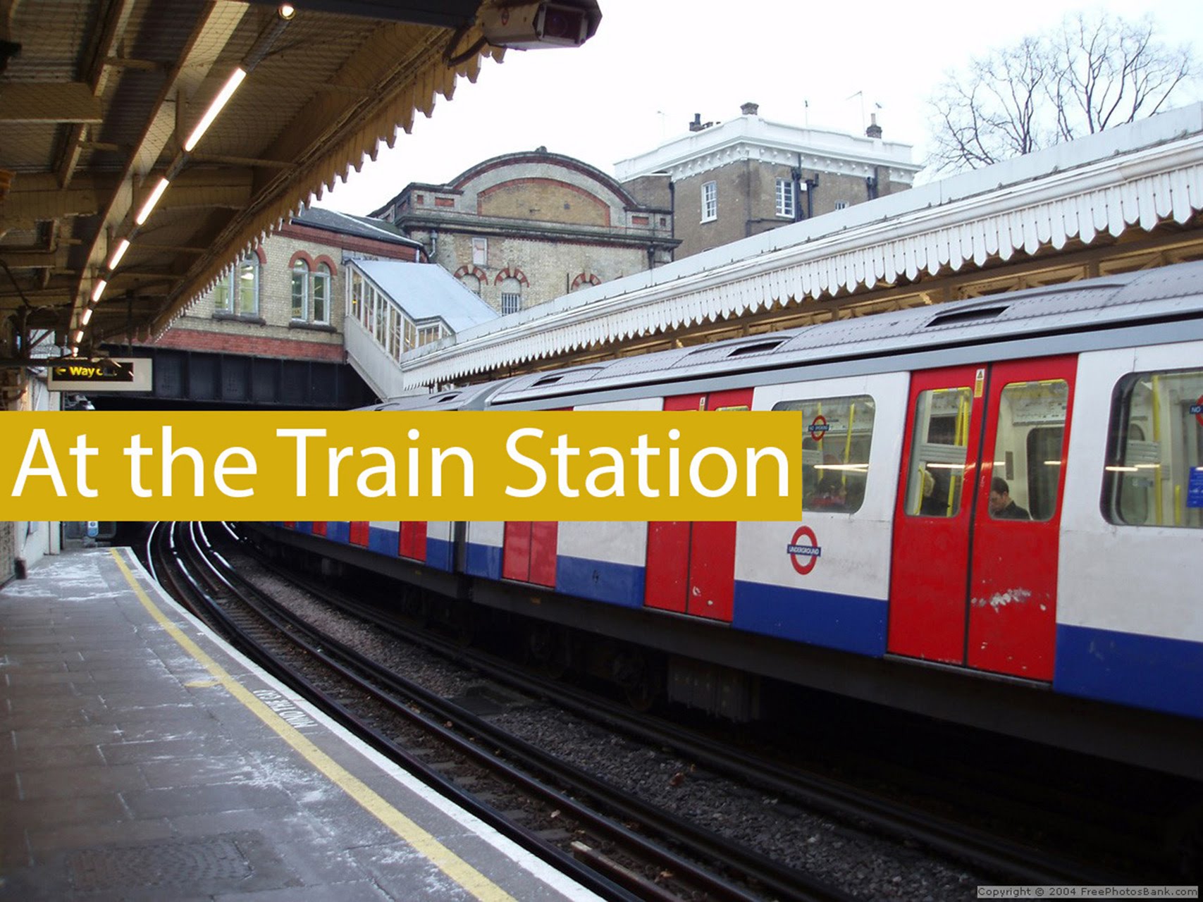 English Conversation: At the Train Station - YouTube