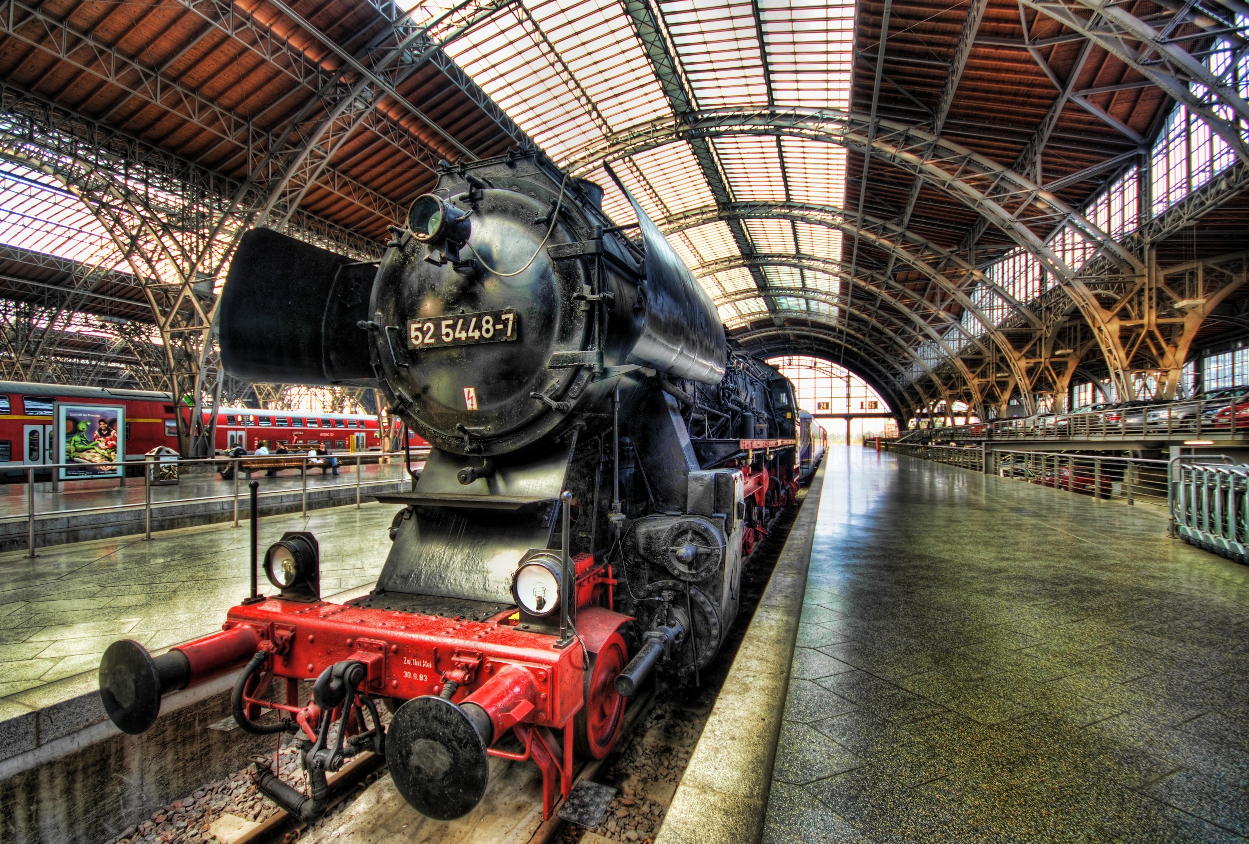 Steam train on the station / 4014 x 2713 / Other / Photography ...