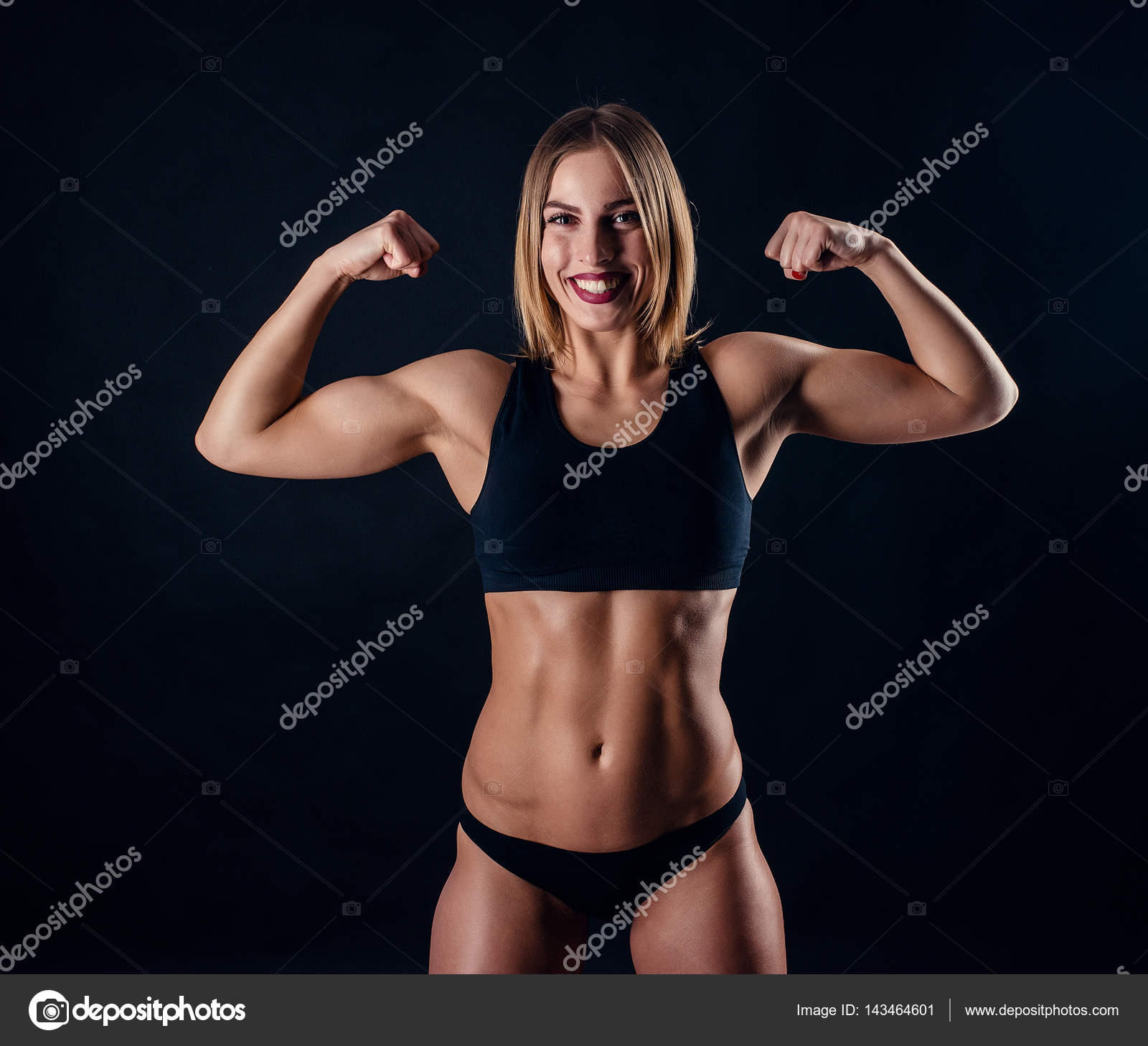 Athletic woman photo