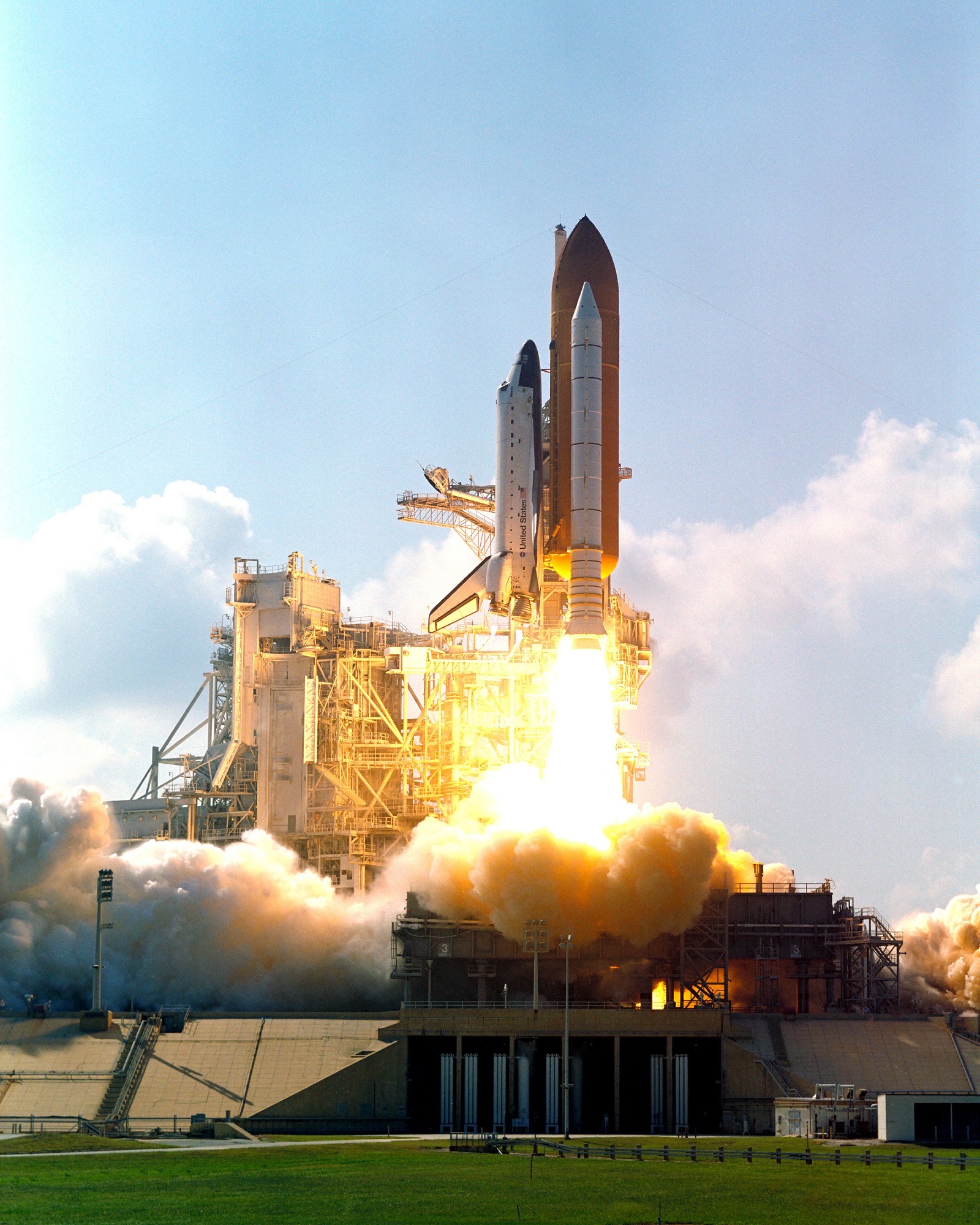 Atlantis space shuttle launch photo