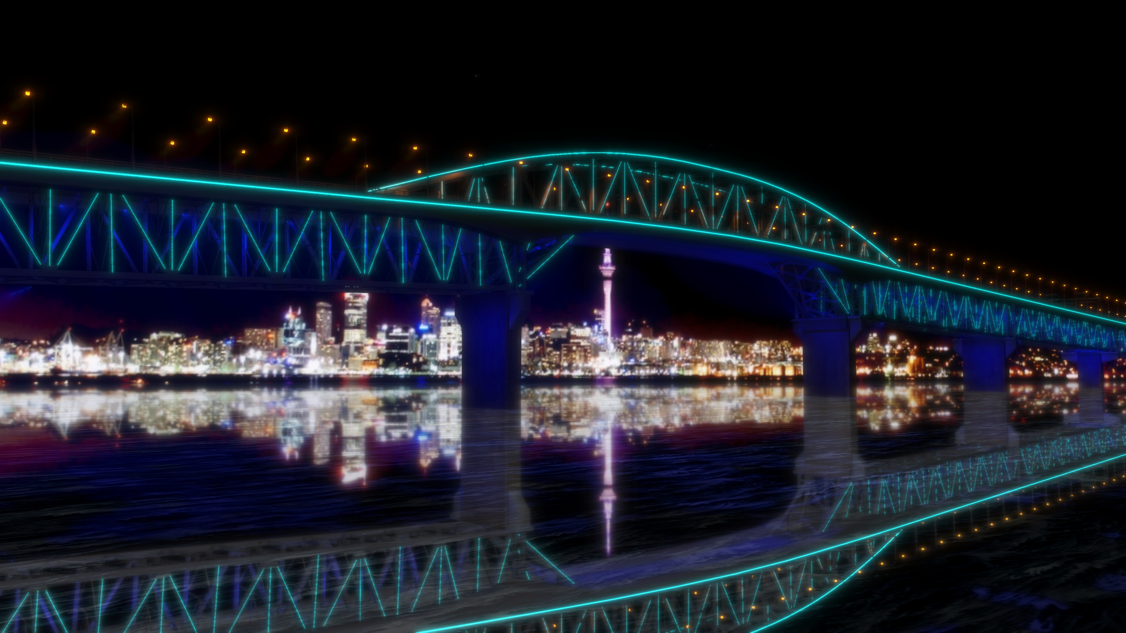Anniversary Weekend launch for Vector Lights on Auckland Harbour ...