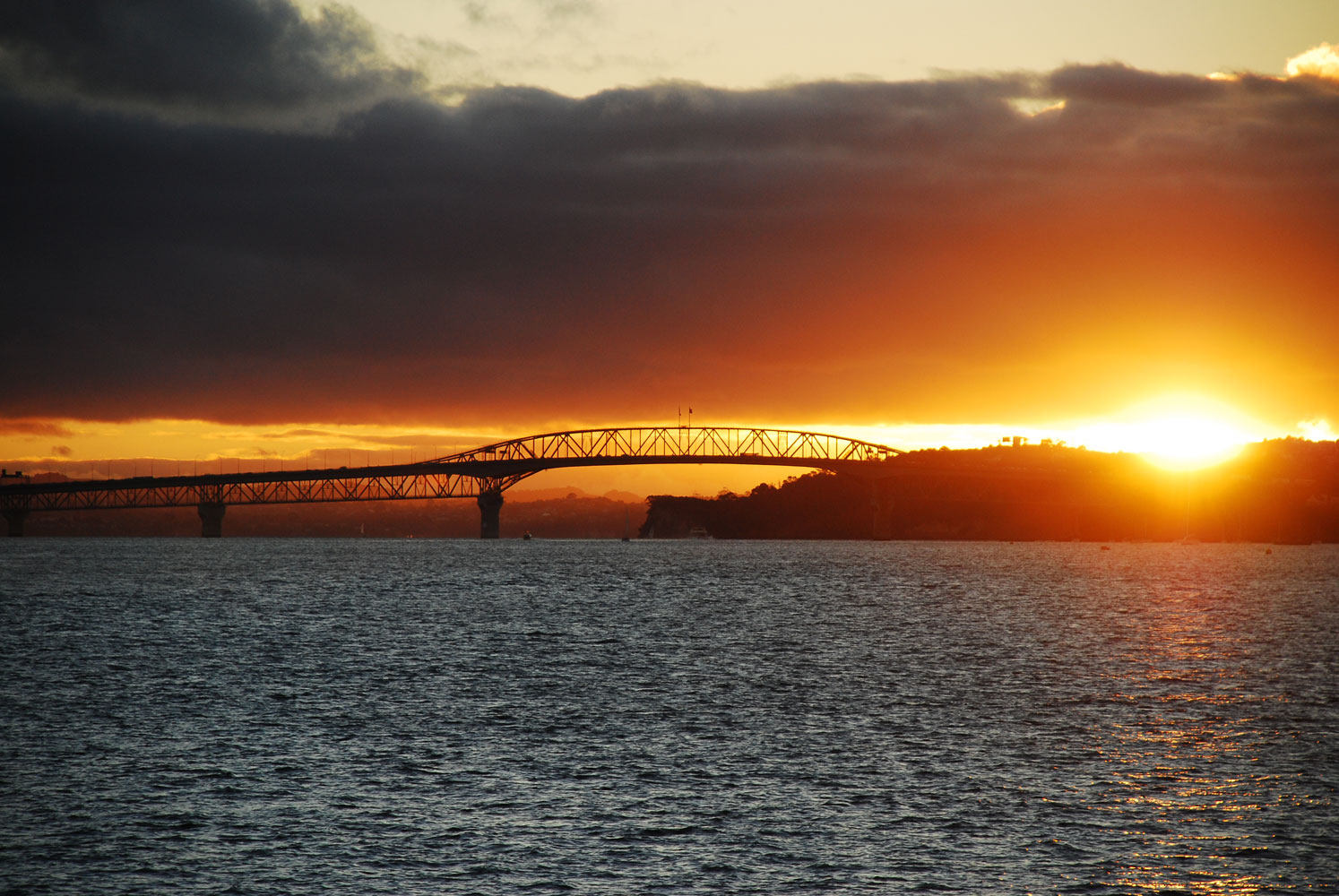 Auckland harbour bridge photo