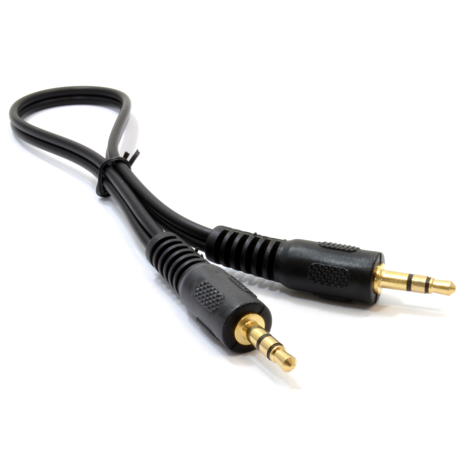 3.5mm Male Audio Jack Plug to Plug Stereo Mini AUX Cable 0.25m 25cm ...