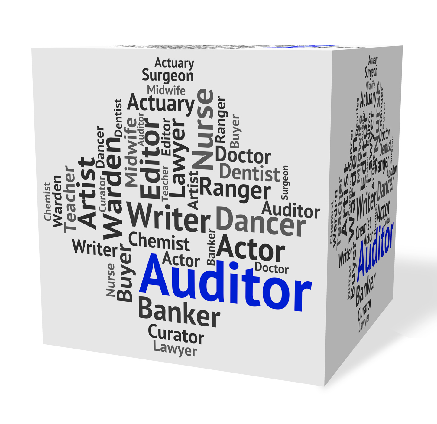 Auditor job represents text auditors and inspectors photo