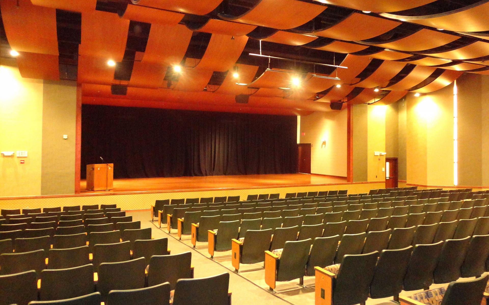 Free photo Auditorium Architecture, Building, Chairs Free Download