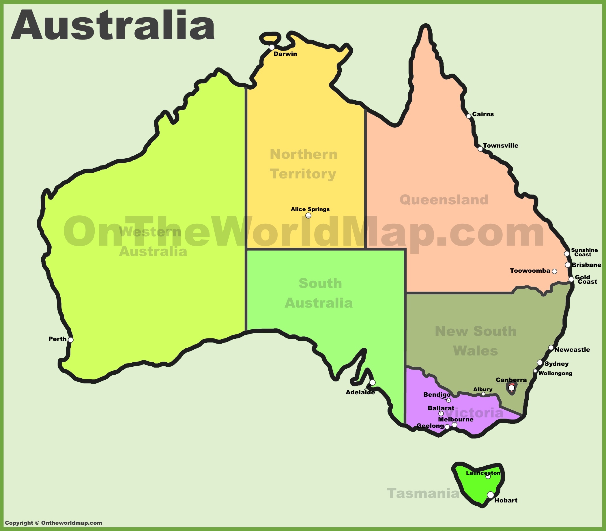 Australia Maps | Map of Australia ﻿