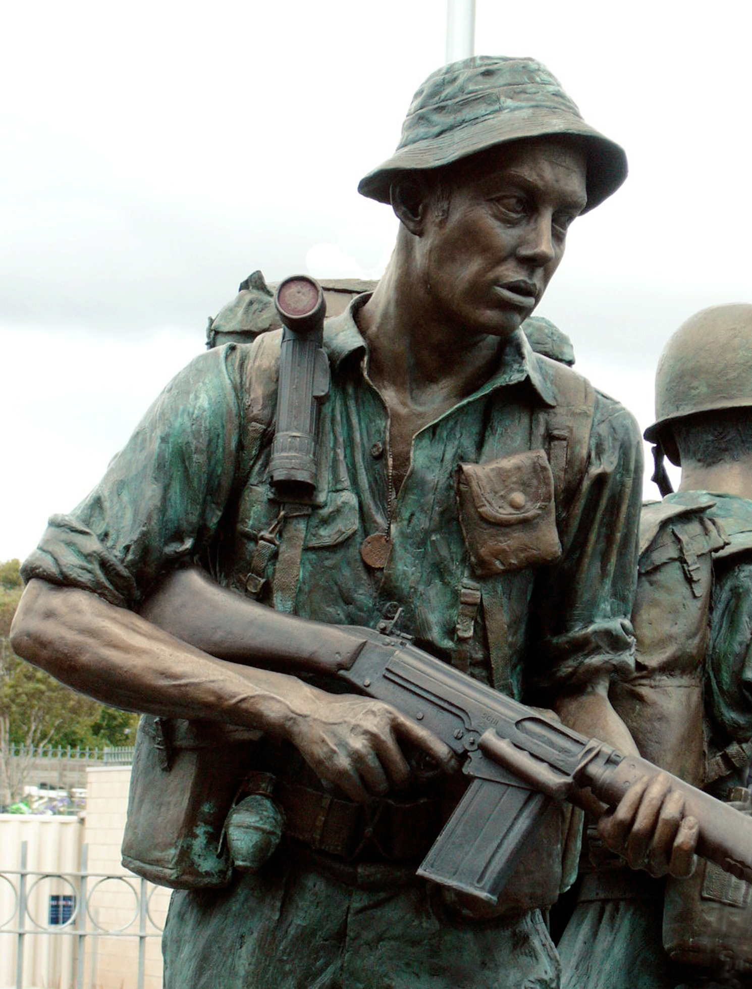 Vietnam War Memorial, Side by Side, Australian soldier – Lis Johnson