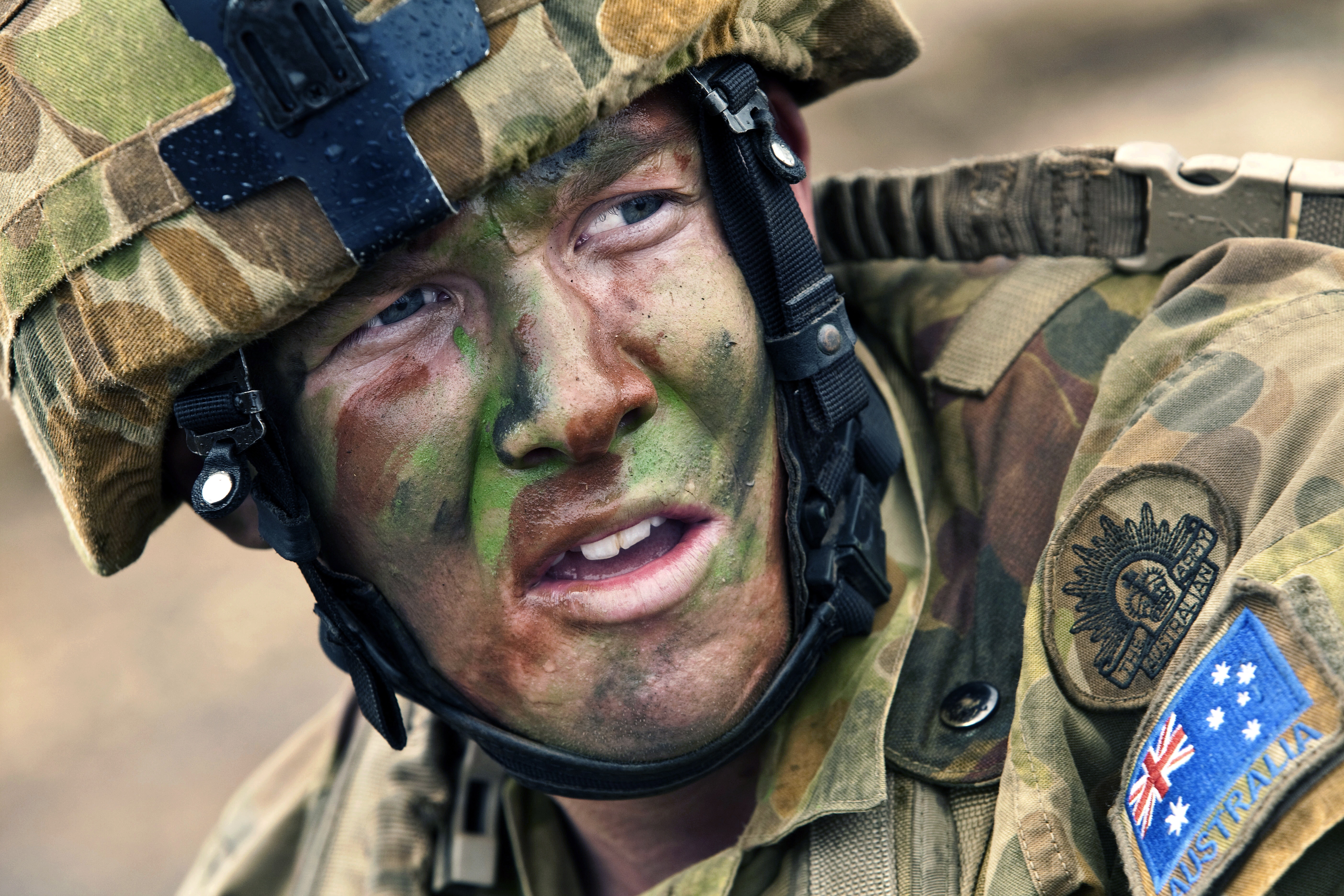 Australian Soldier, Army, Australian, Man, Military, HQ Photo