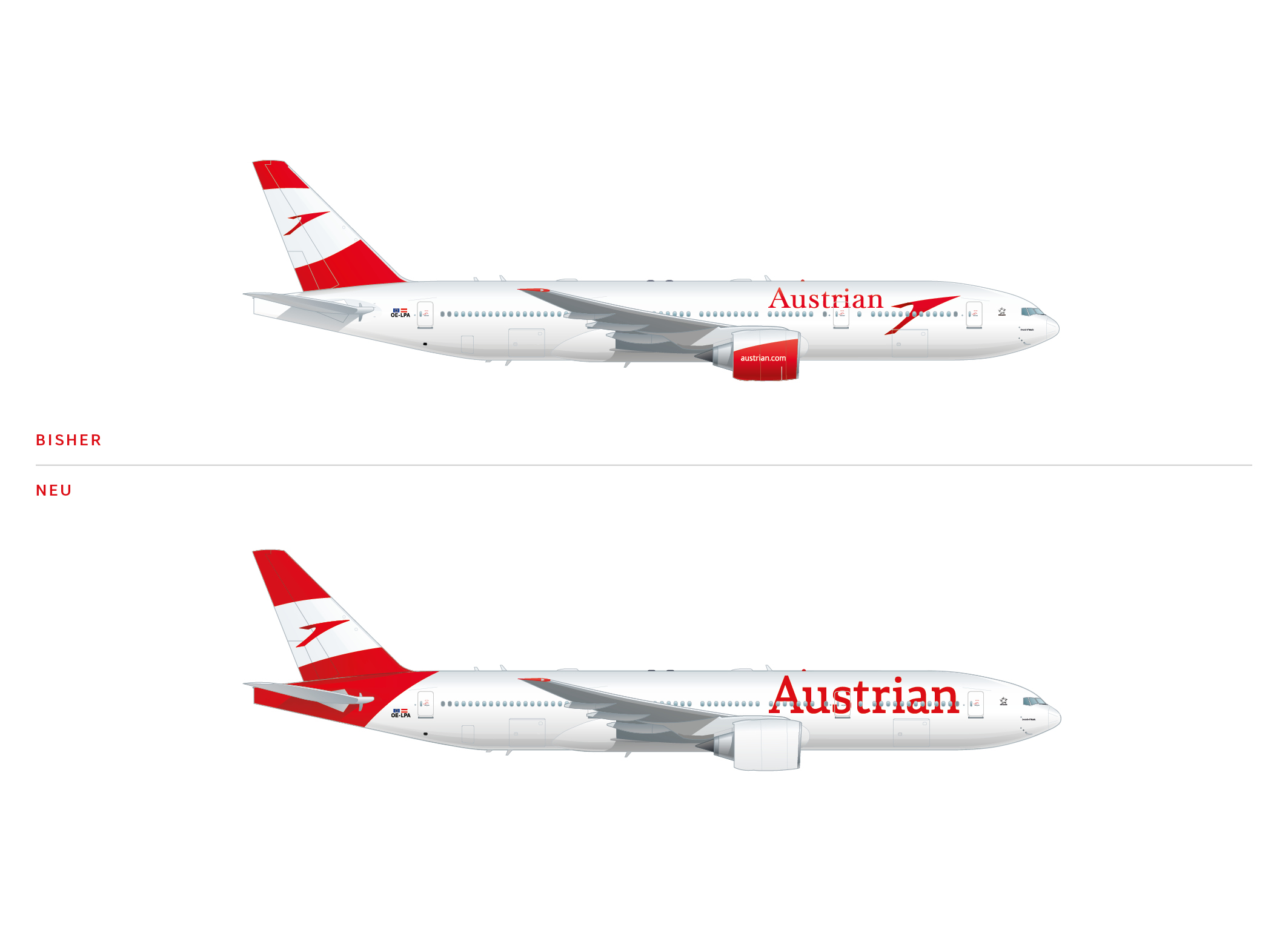 Austrian Airlines erneuert Markenauftritt – Design Tagebuch