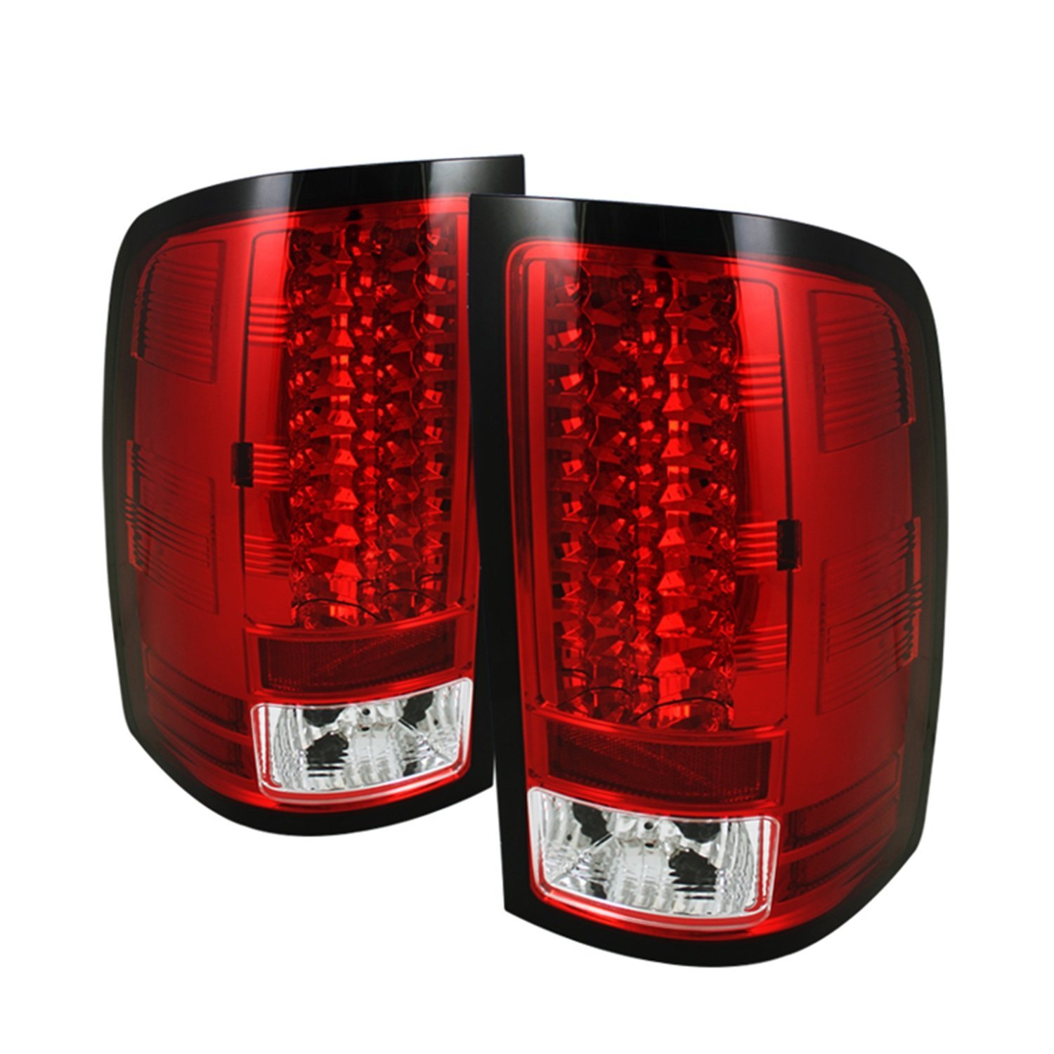 Amazon.com: Spyder Auto ALT-YD-GS07-LED-BK GMC Sierra 1500/2500HD ...