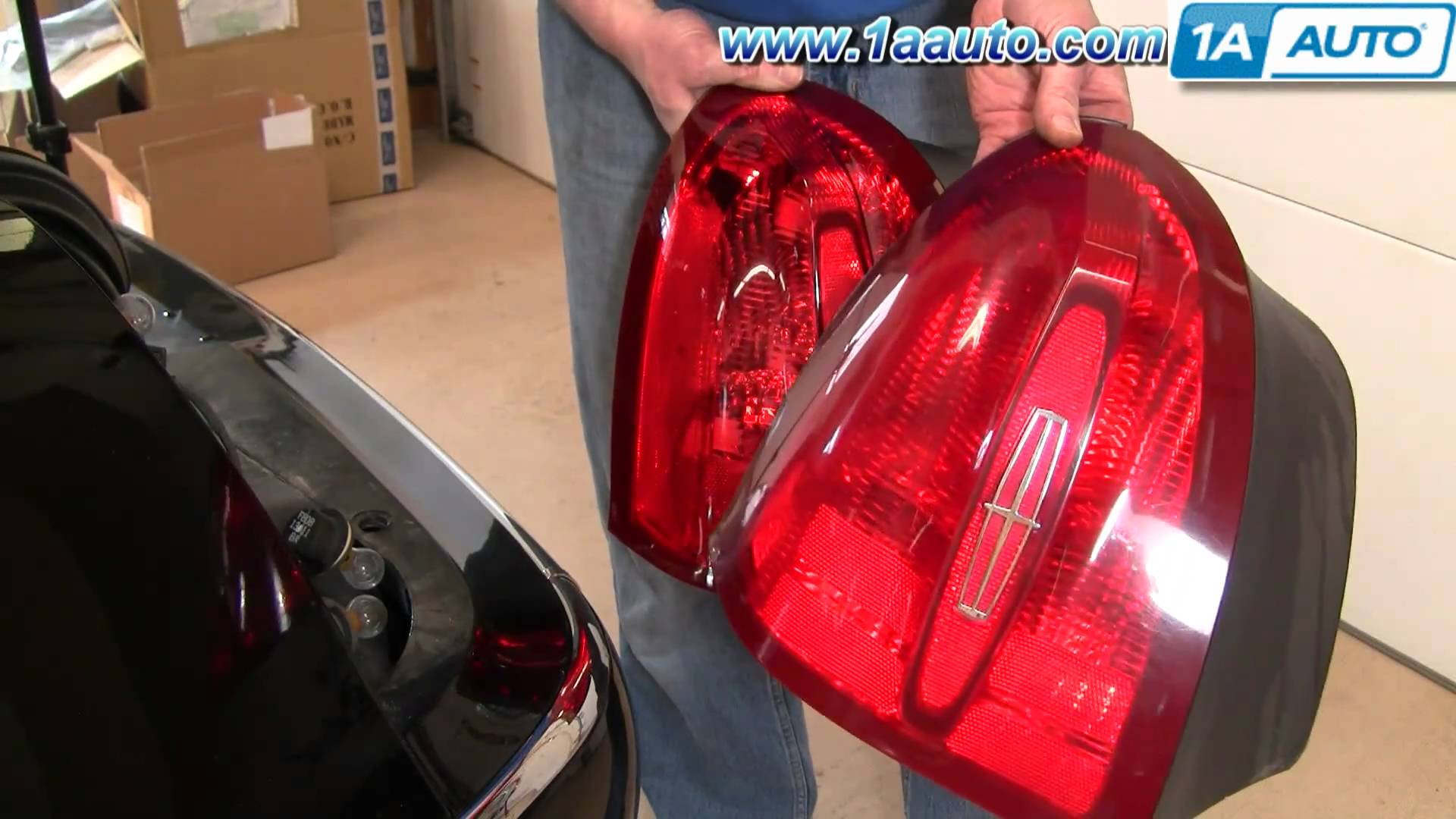 How To Install Repair Replace Broken Taillight Lincoln Town Car 98 ...