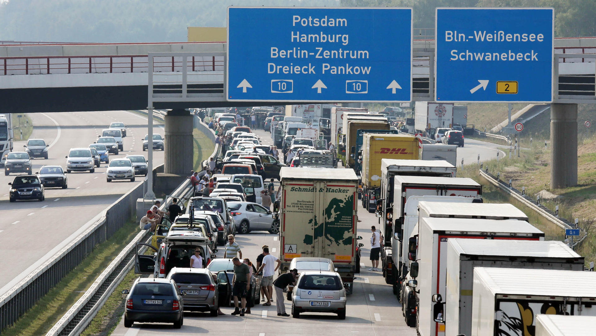 Auf der A10: Sechs Tote bei Verkehrsunfall auf Berliner Ring