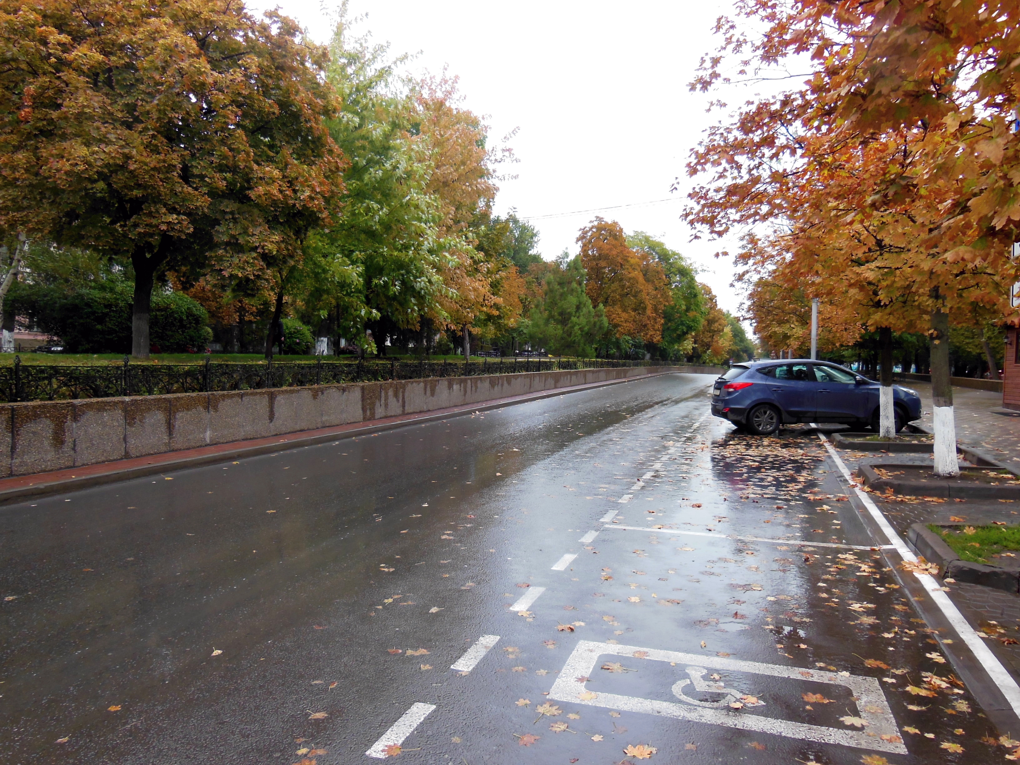 Autumn in the city of rostov-on-don photo