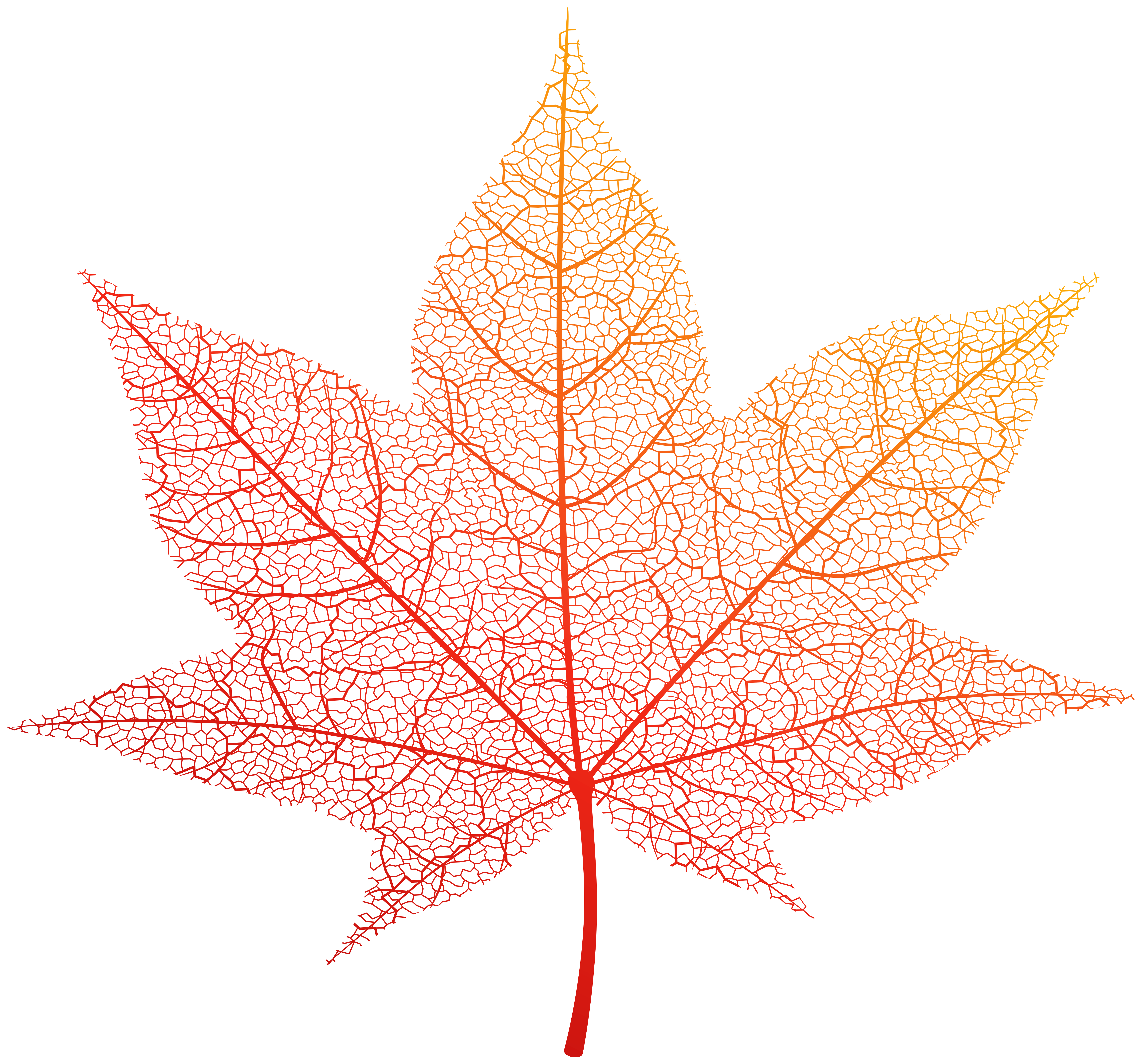 Transparent Orange Autumn Leaf PNG Clip Art Image | Gallery ...