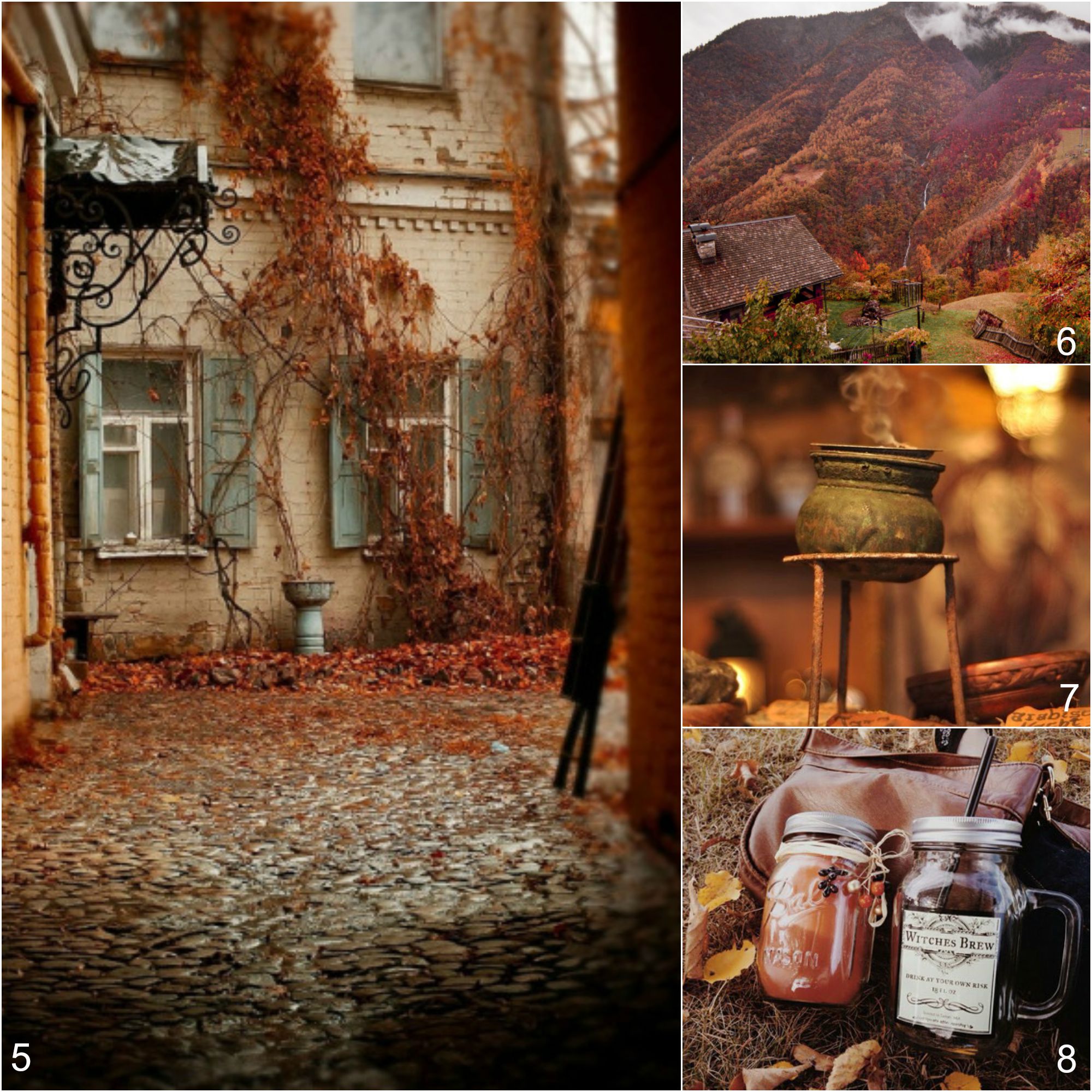 Autumn mood board inspiration. Hello, colorful September! Please, be ...