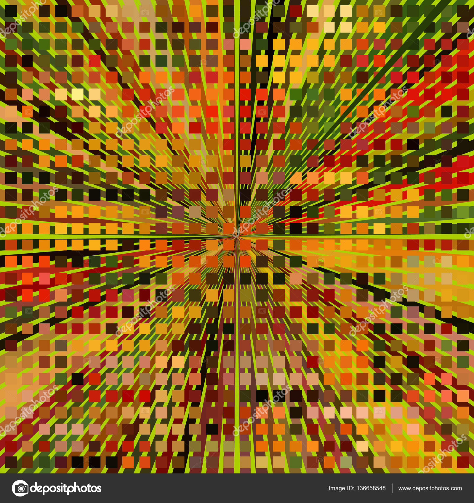 Autumn Mosaic pattern. — Stock Vector © Grachyhamr #136658548
