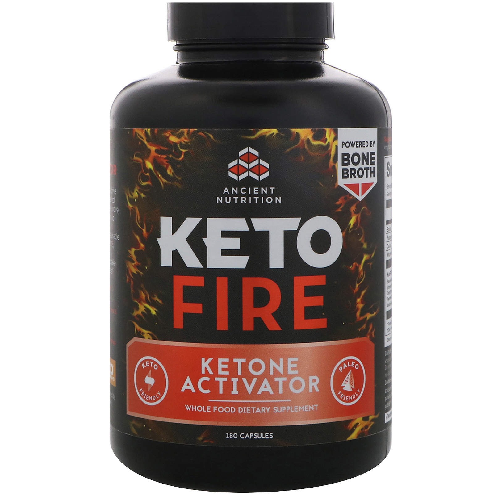Dr. Axe / Ancient Nutrition, Keto Fire, Ketone Activator, 180 ...