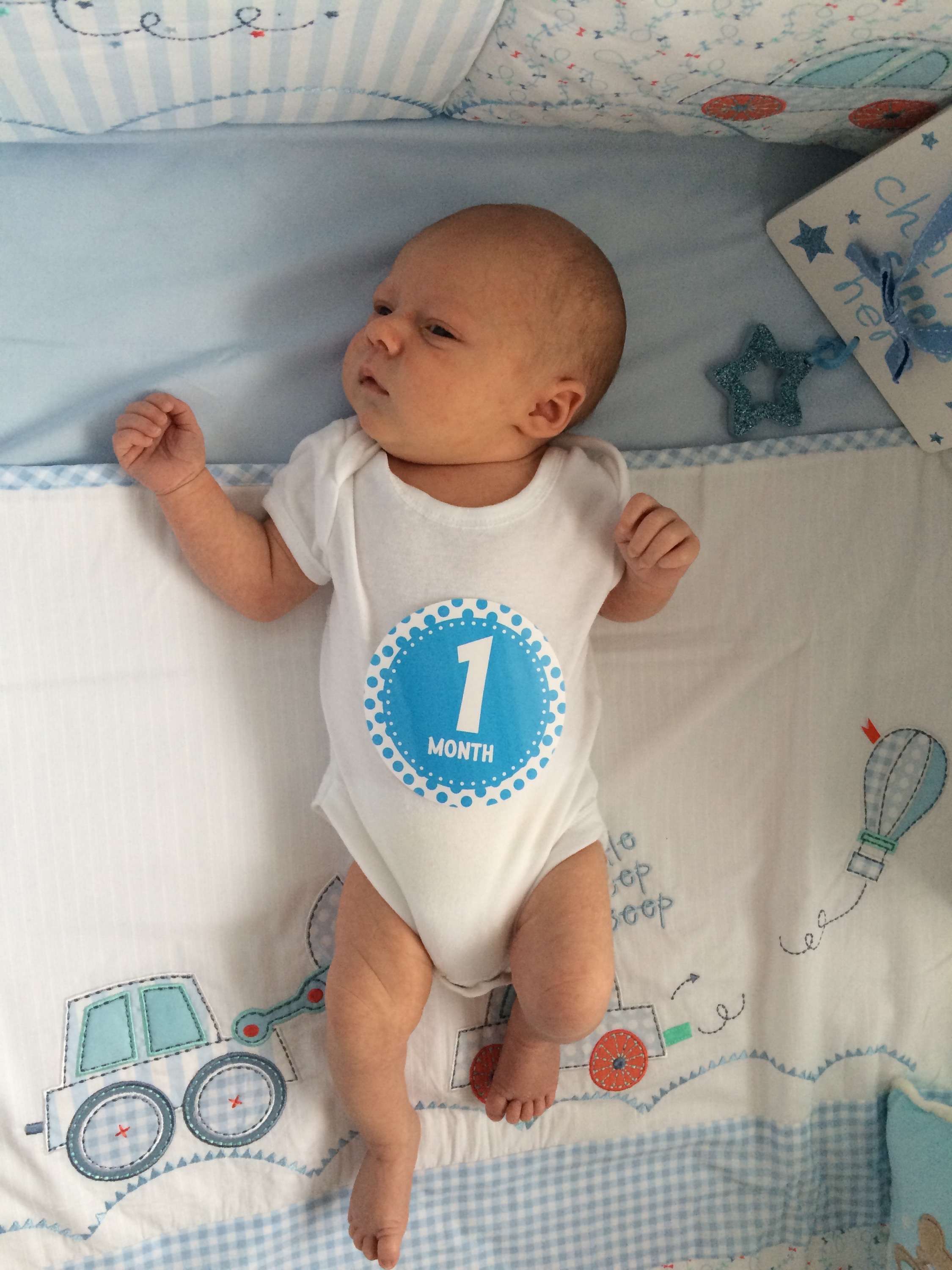 Archie: 1 month old. – Tilly & Archie