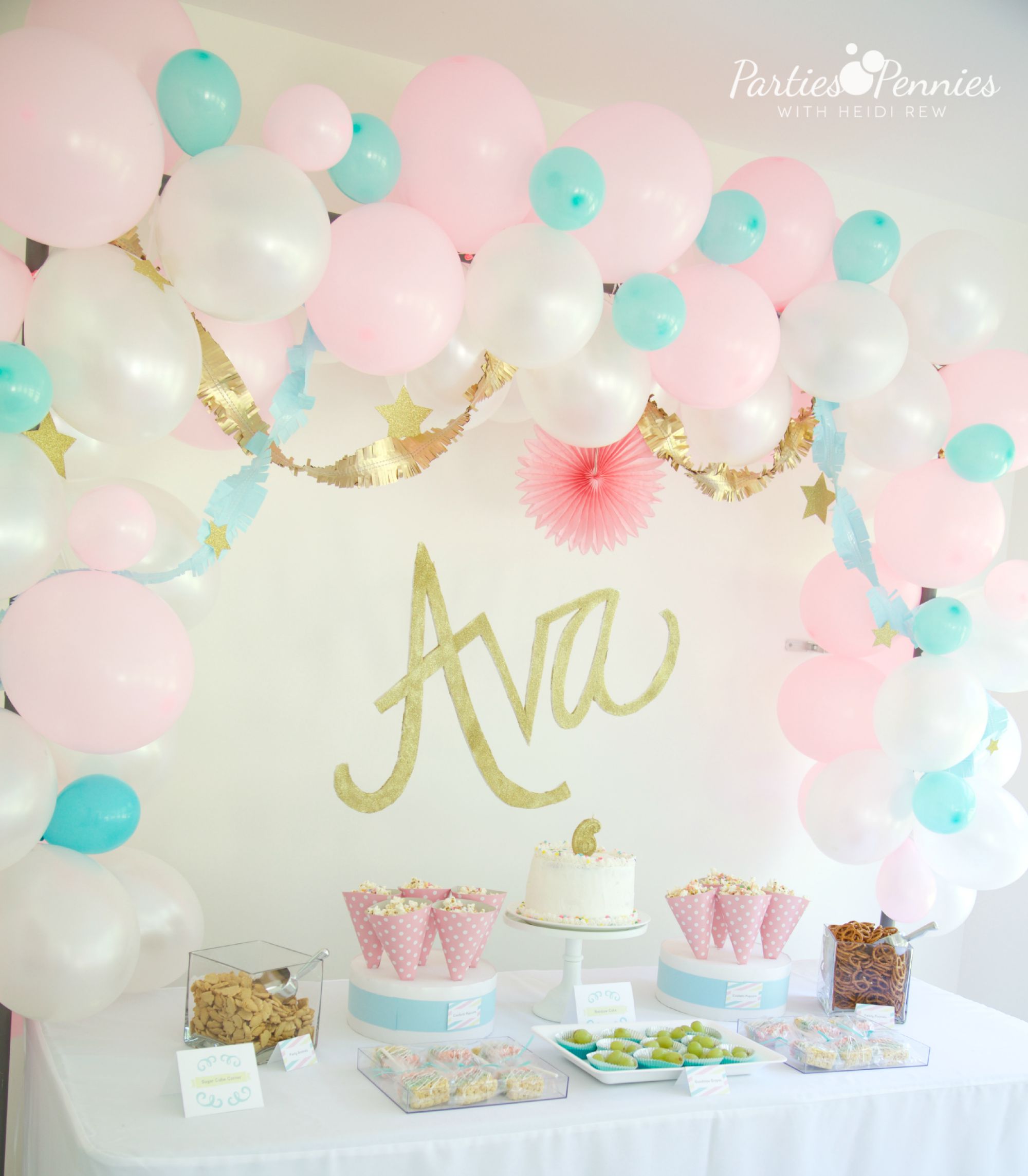 DIY Photo Backdrop - Parties for Pennies