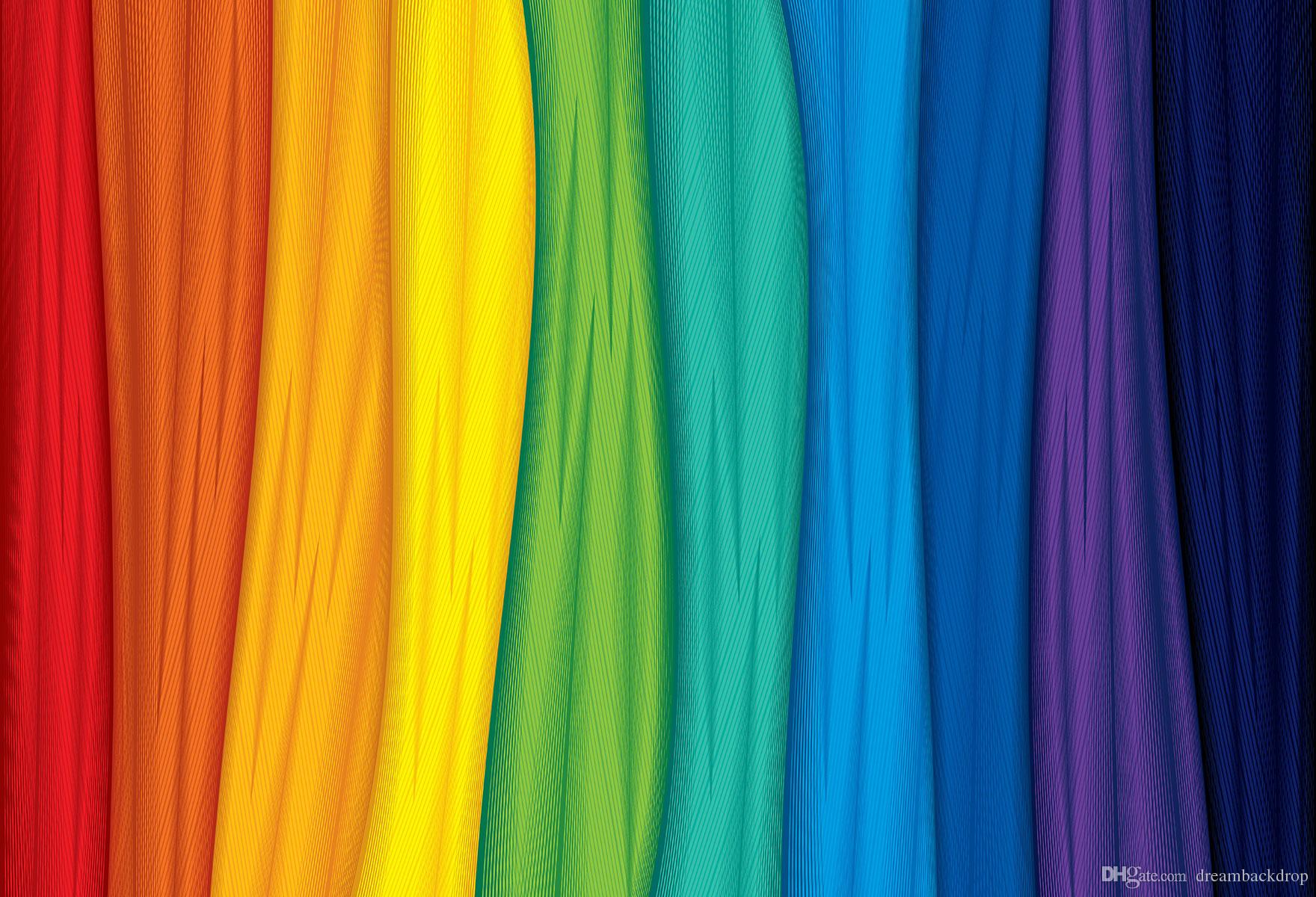 2018 Dream 7x5ft Rainbow Curtains Backdrop For Children Party ...