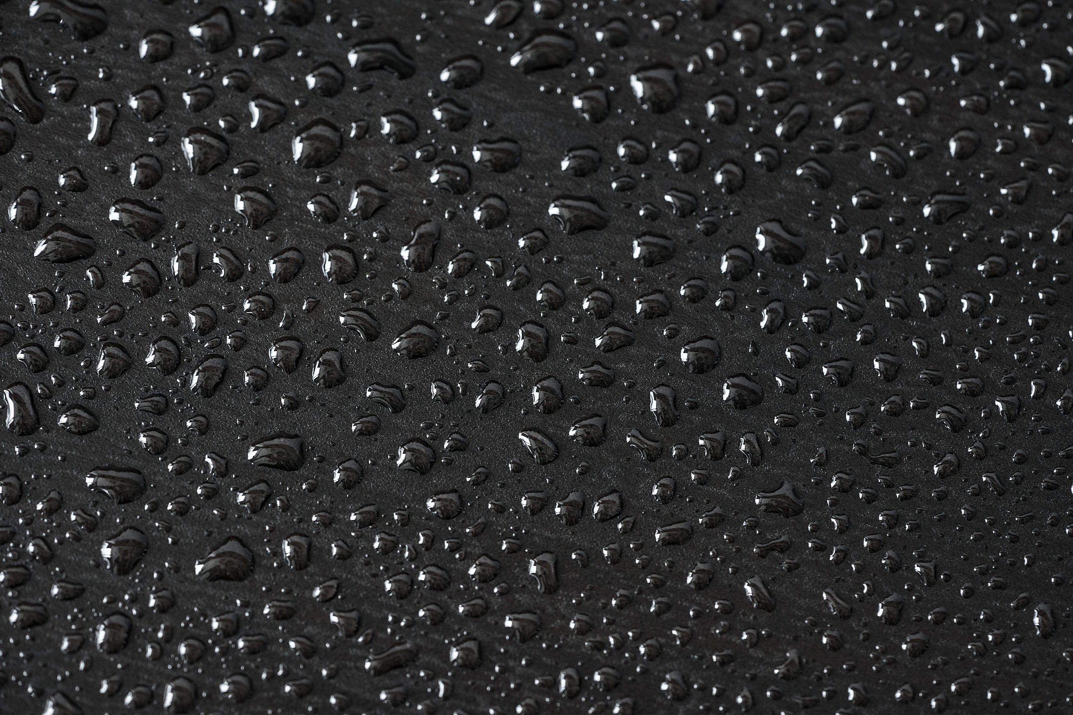 Black Water Drops Abstract Background Pattern Free Stock Photo ...