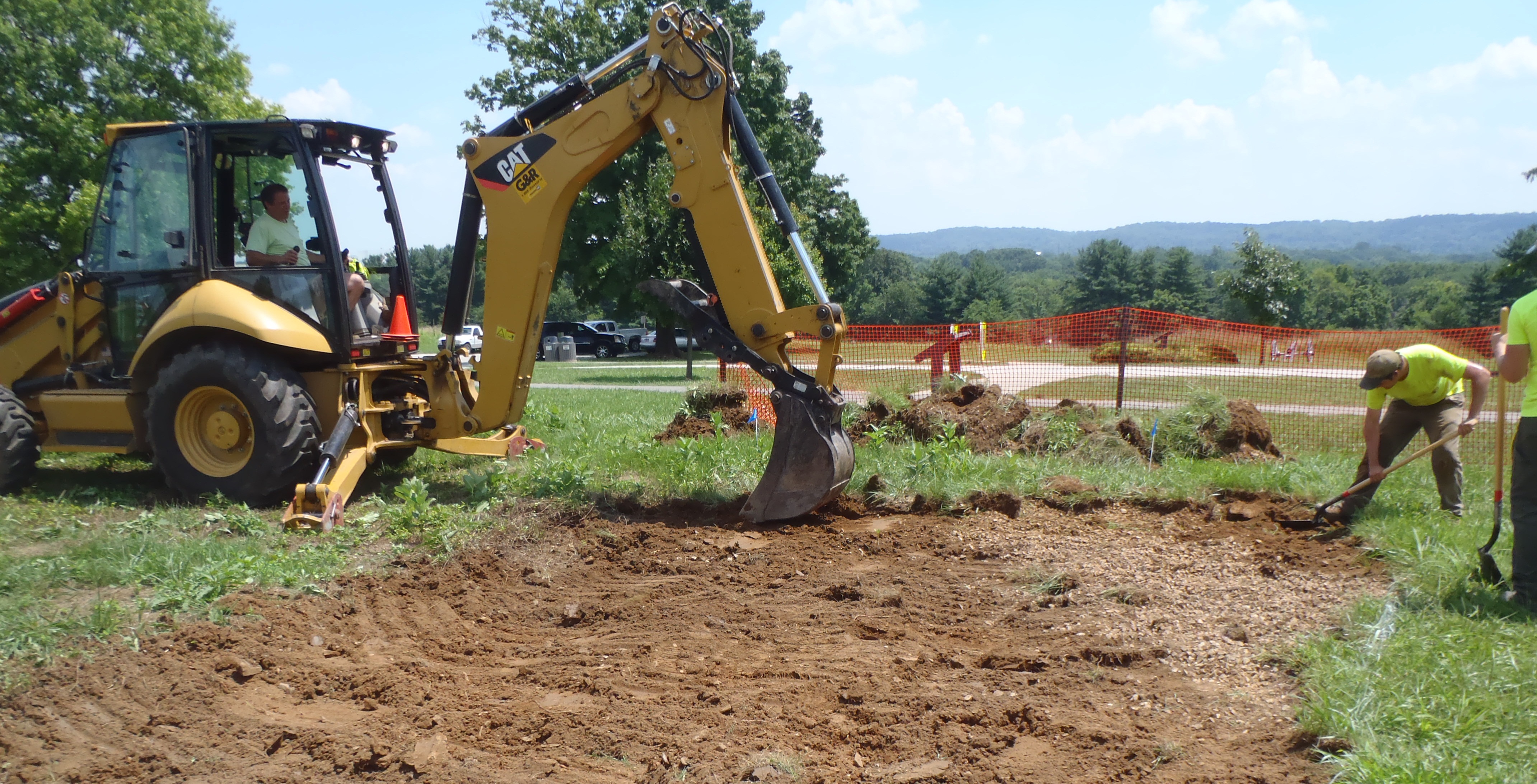 Archaeology and Heavy Machinery - Valley Forge National Historical ...