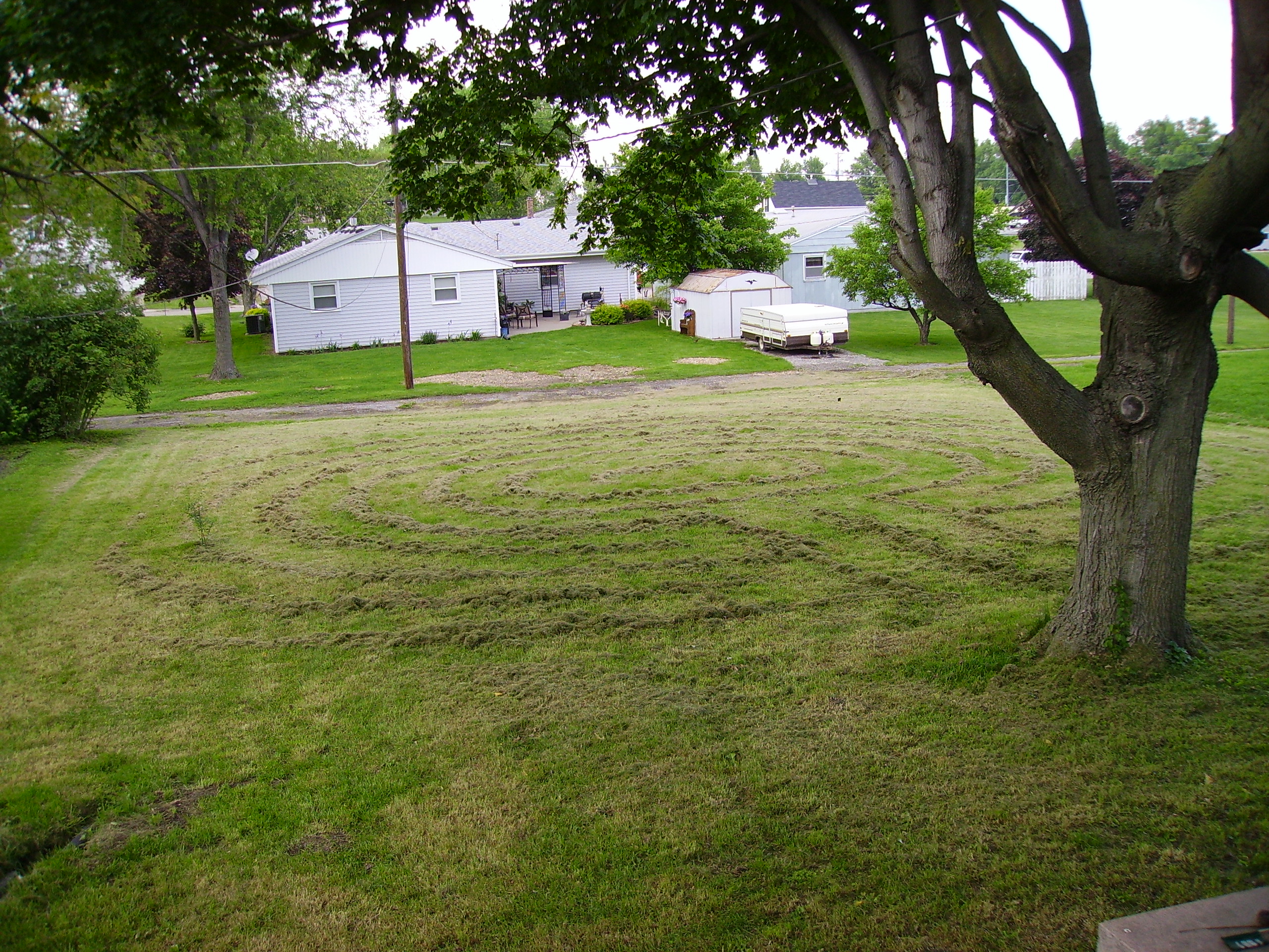 how to create a grass labyrinth | Virginia Ripple's Blog | One ...